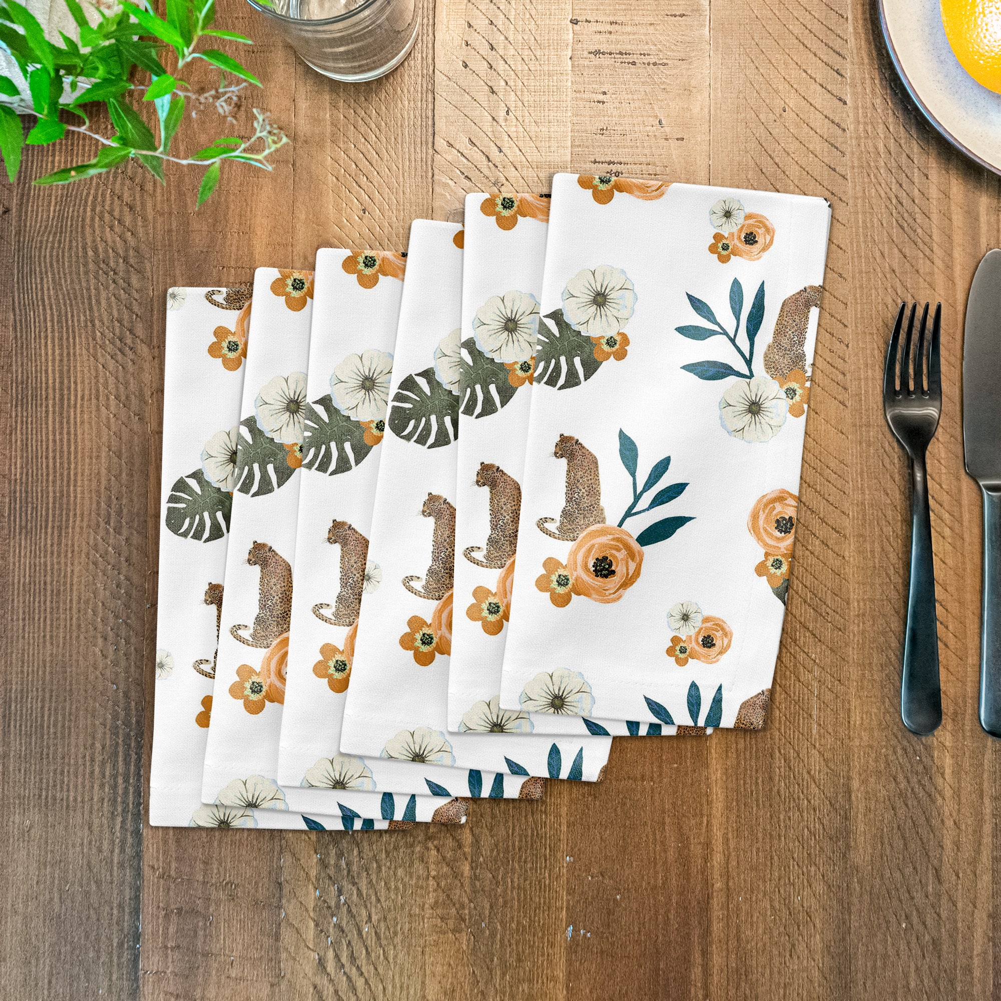 Tropical Jag Cotton Twill Napkin