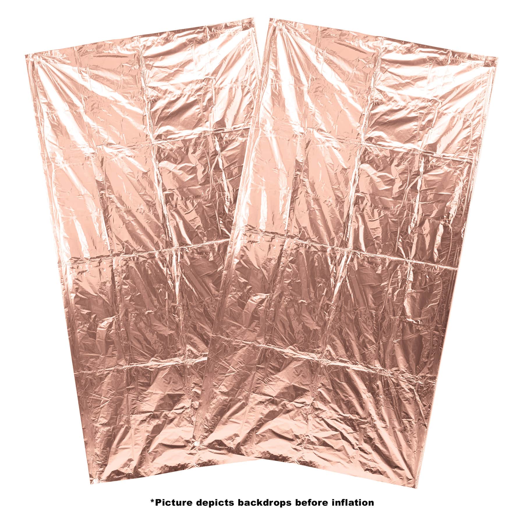 Beistle RoseGold Foil Balloon Backdrops