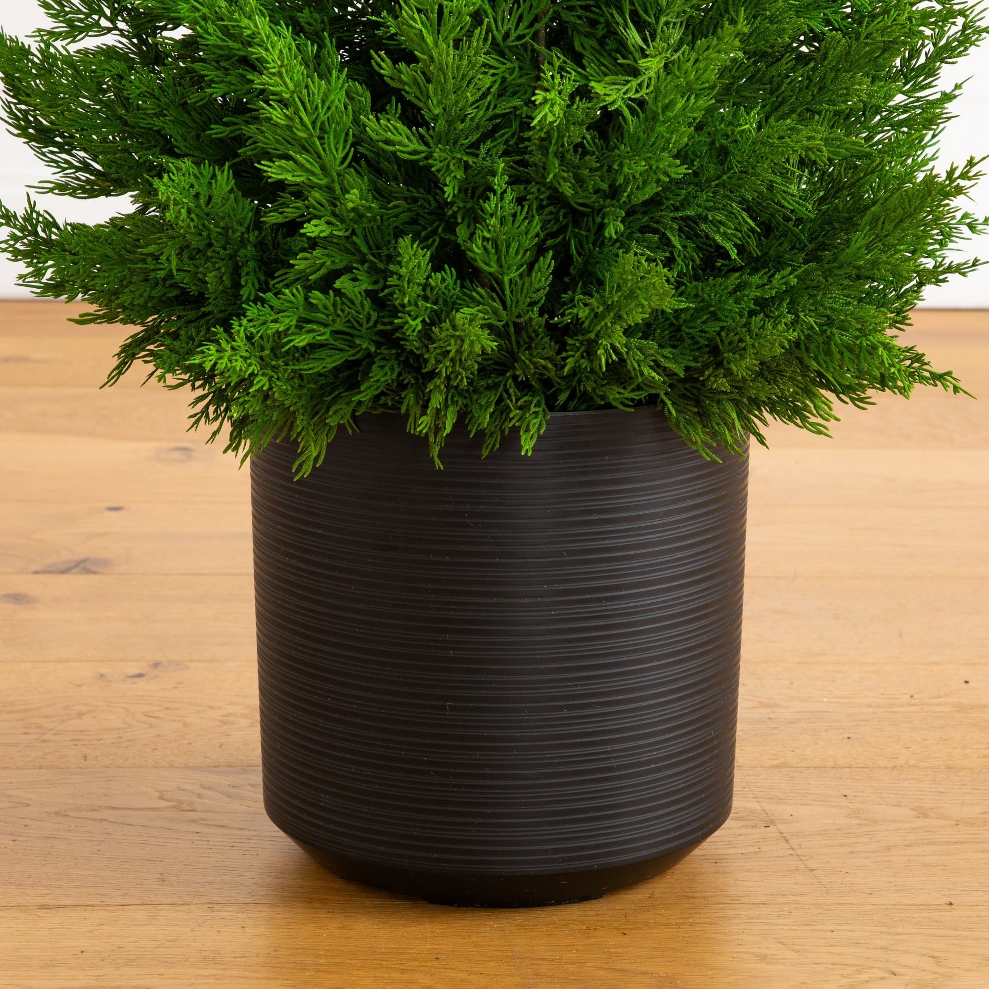 Nearly Natural 3ft. Unlit Real Touch Winter Cypress Artificial Potted Christmas Tree