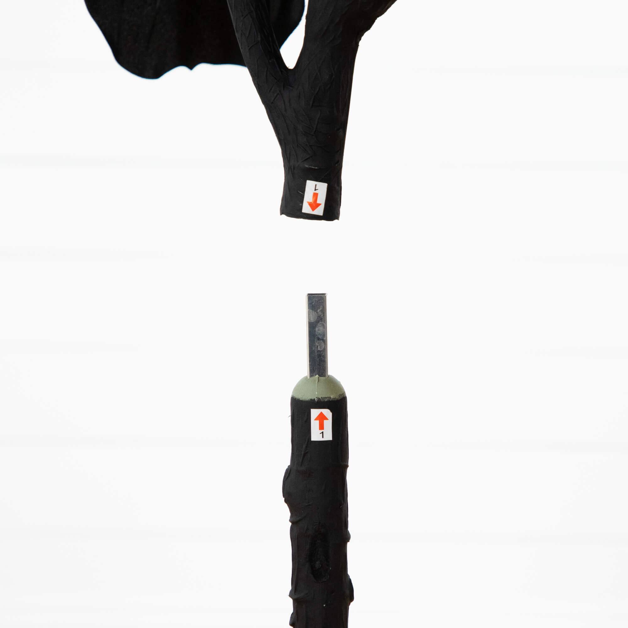 6ft. Artificial Halloween Black Fiddle Leaf Tree
