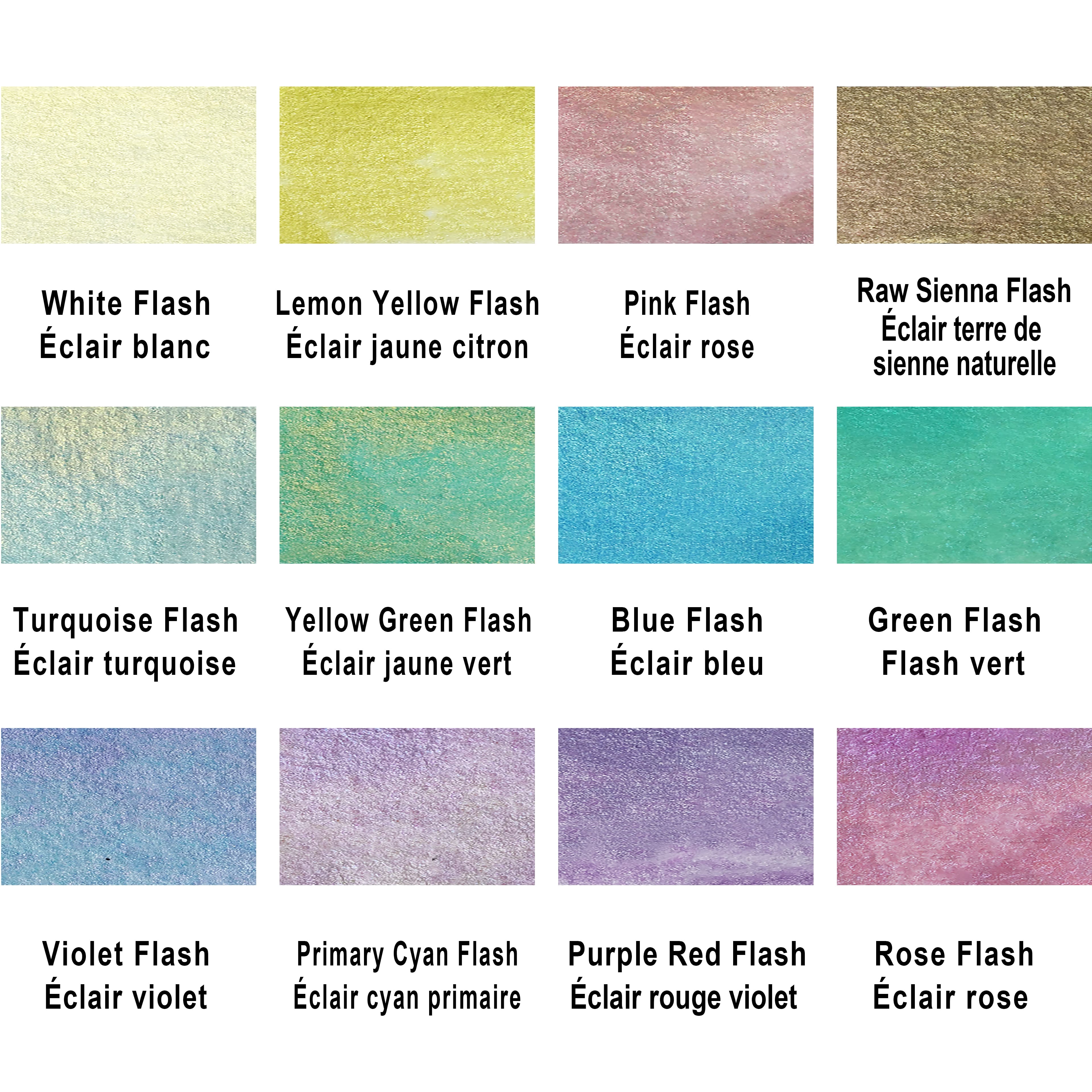 6 Pack: 12 Half Pans Iridescent Watercolor Set by Artist's Loft™