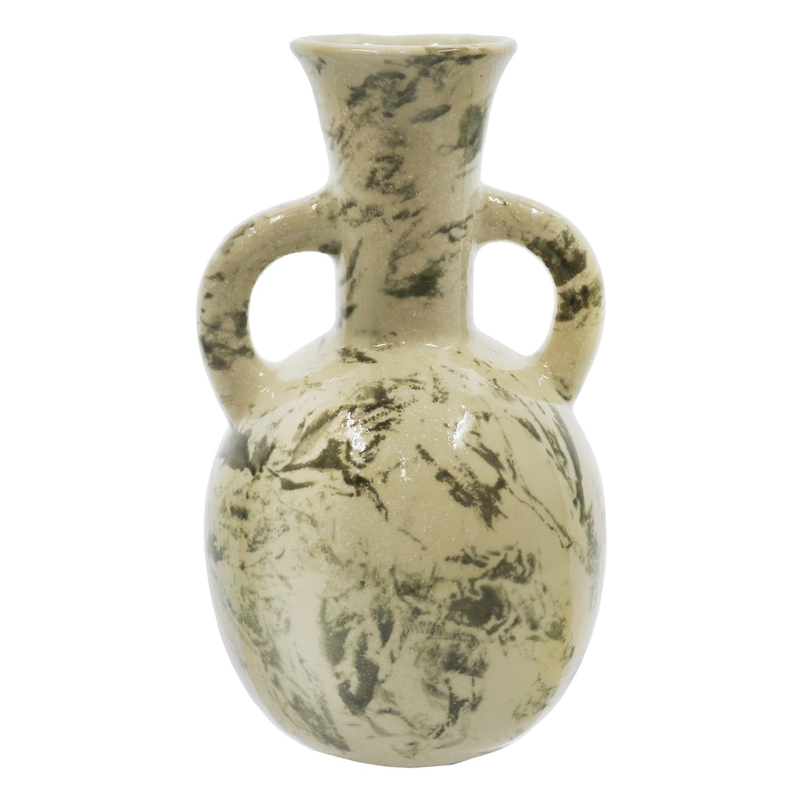 11" Cream Ceramic Vase by Ashland®