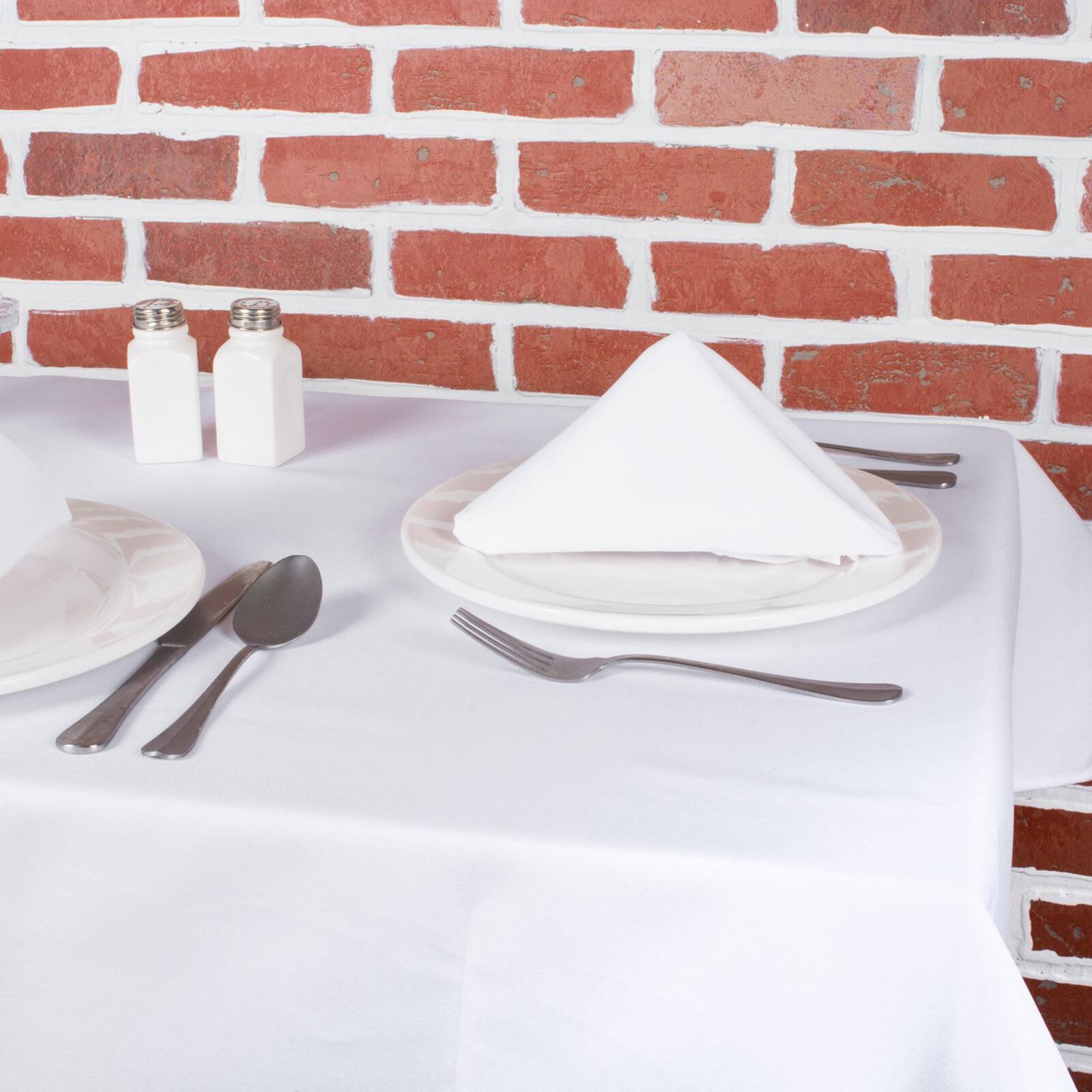 White Commercial Quality 18" x 18" Napkin Set, 6ct.