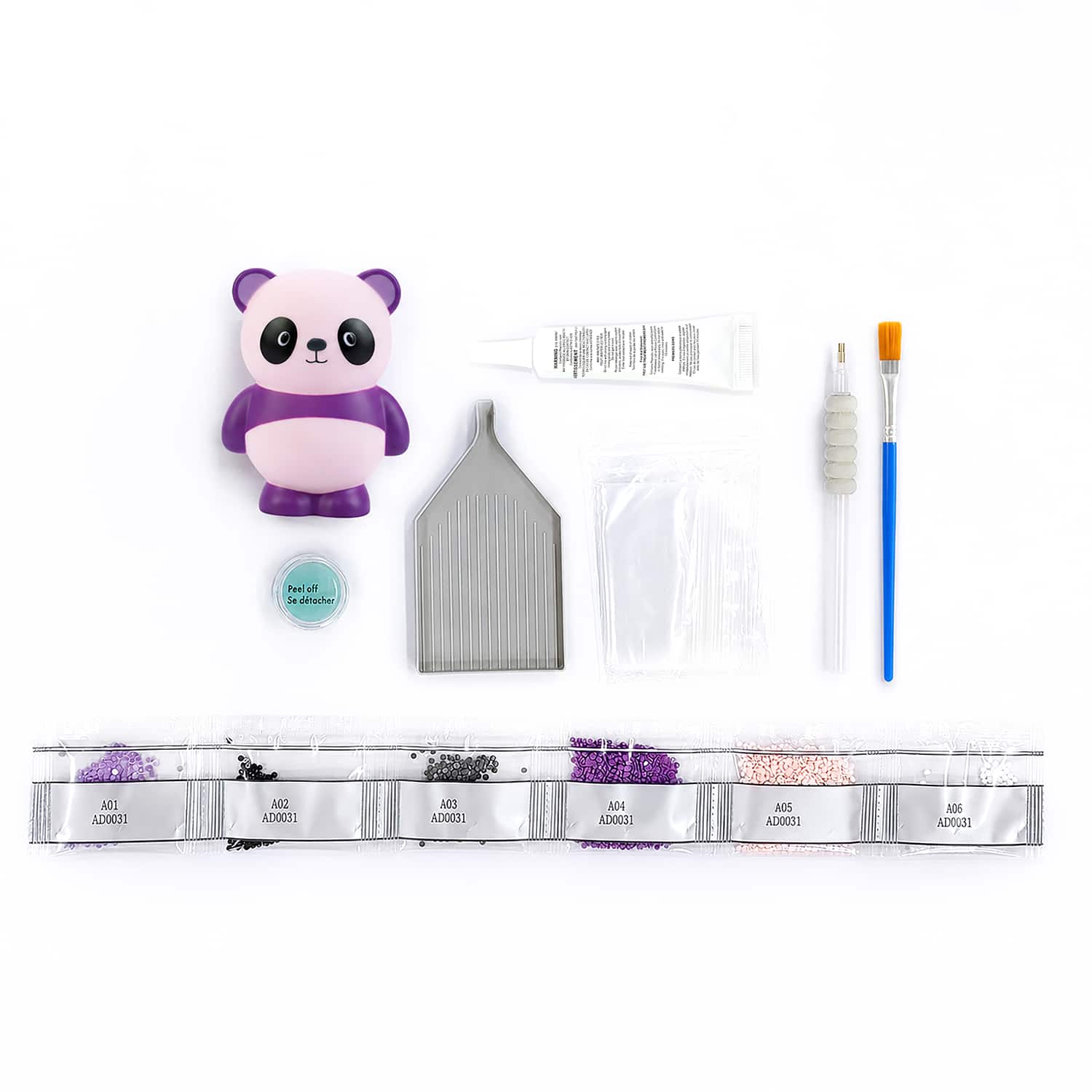 3.25" Panda Mystery 3D Diamond Art Kit by Make Market®