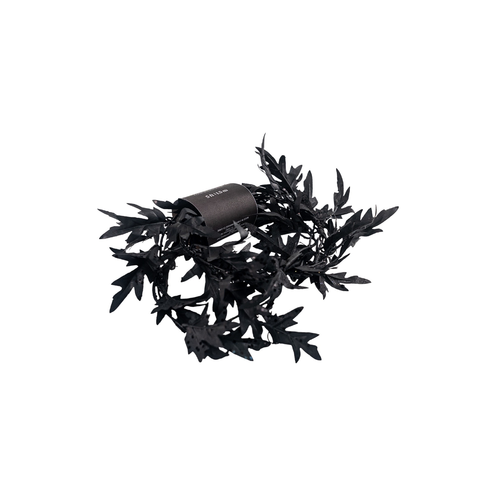 5ft. Black Oak Leaf Coiled Garland by Ashland®