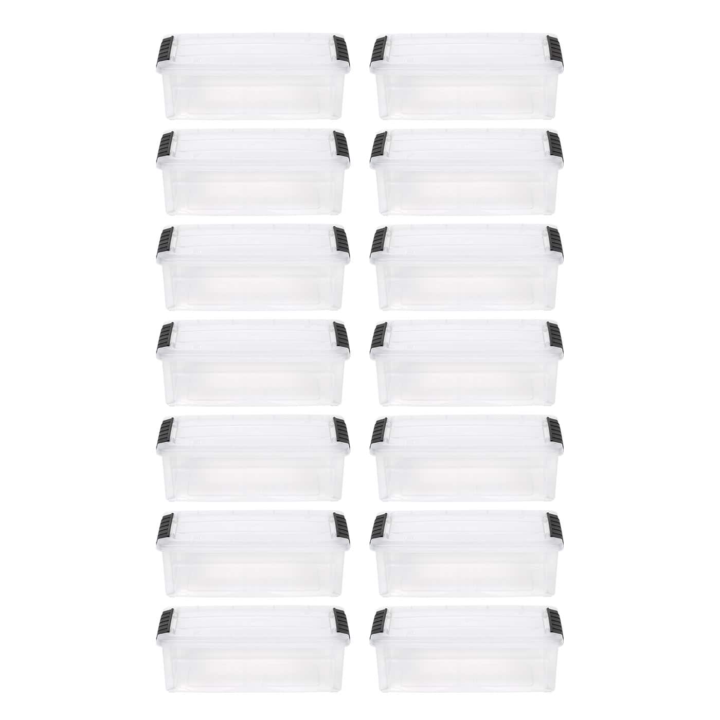 IRIS Stack & Pull™ Plastic Storage Boxes
