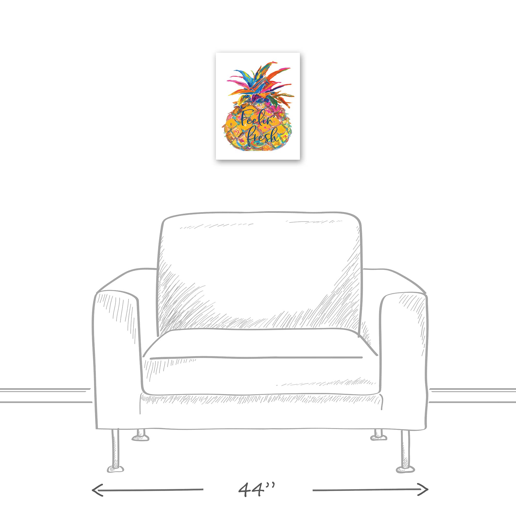 Funky Fresh 11" x 14" Canvas Wall Art