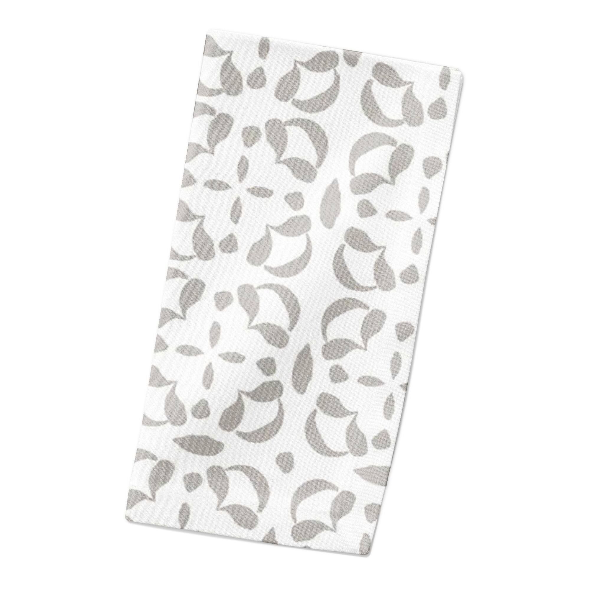 Intricate Circle Stack Cotton Twill Napkin