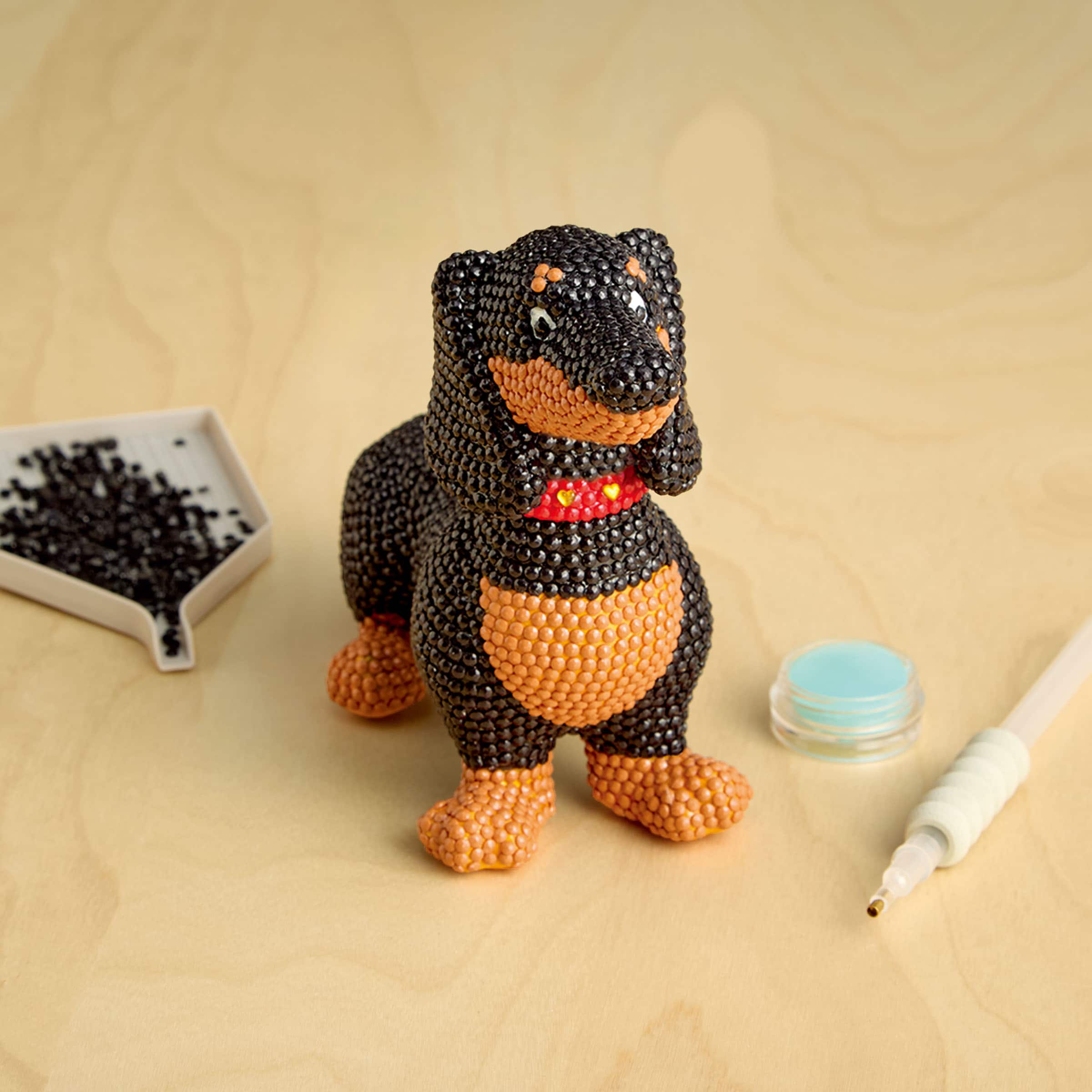 6.25" Cute Dachshund 3D Diamond Art Kit by Make Market®