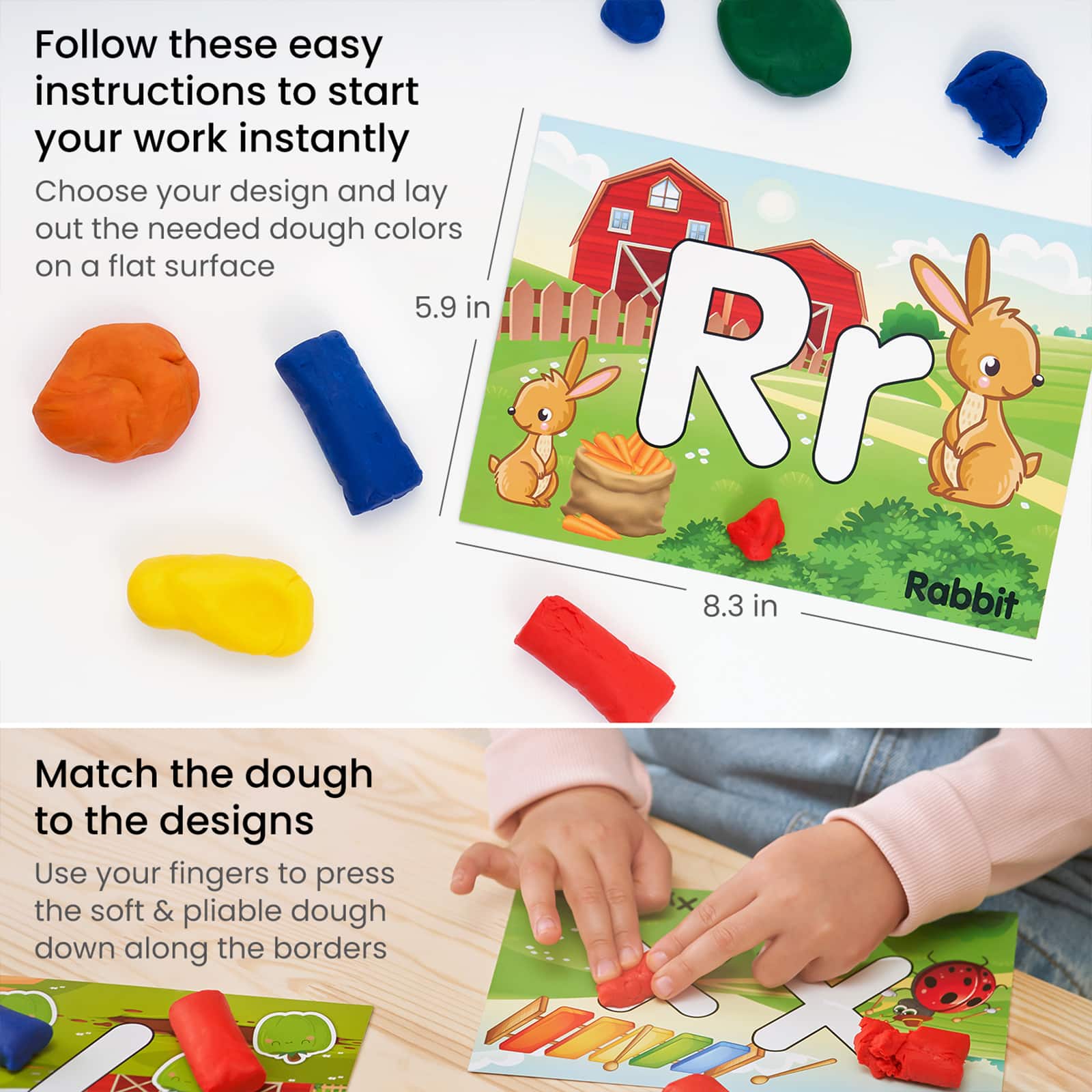 Arteza® Kids Alphabet Learn By Dough Kit
