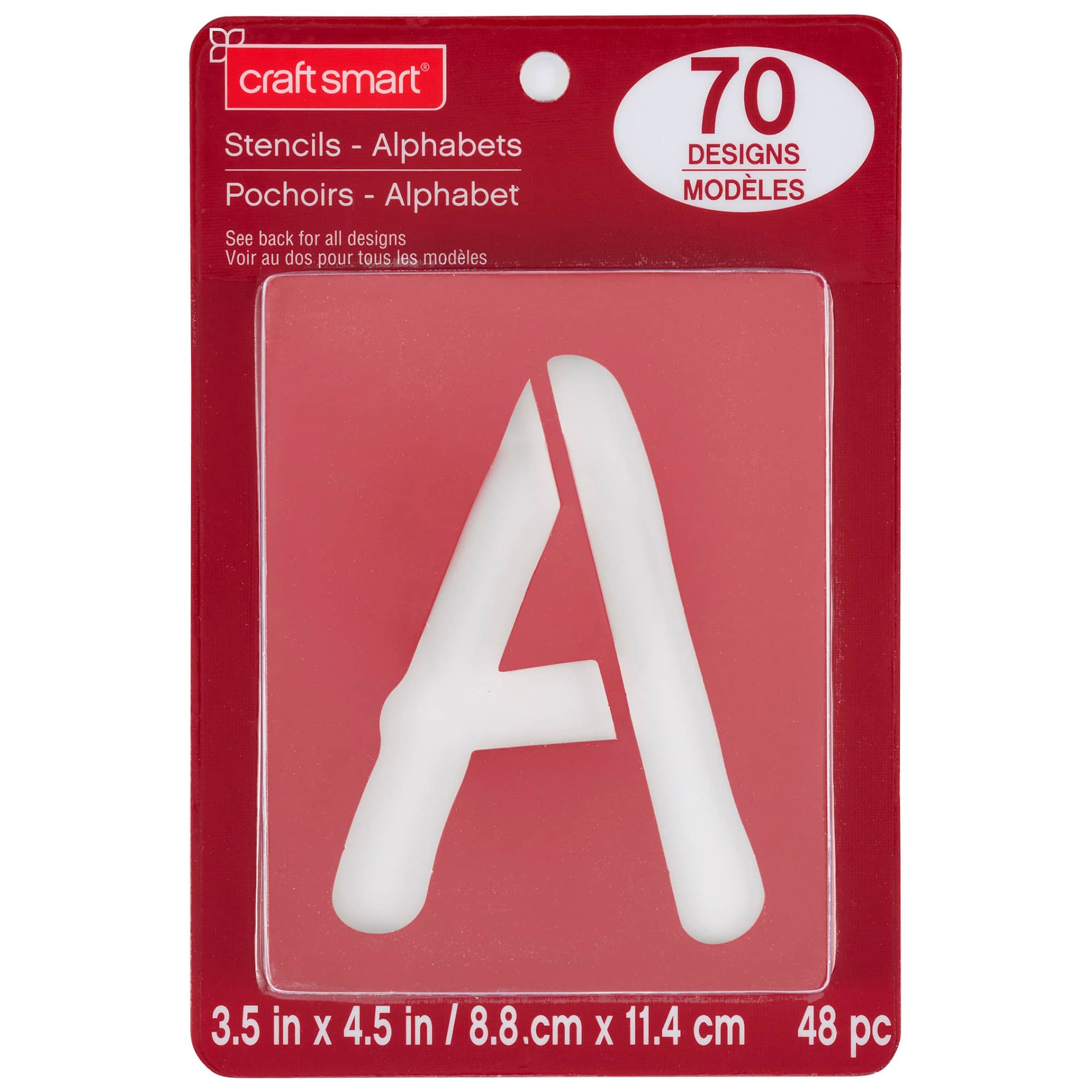 12 Pack: 4.5" Alphabet Stencils by Craft Smart®