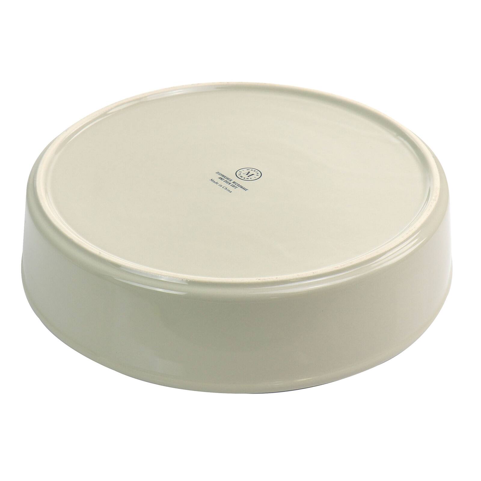 Martha Stewart 10.2" Beige Ceramic Pie Pan