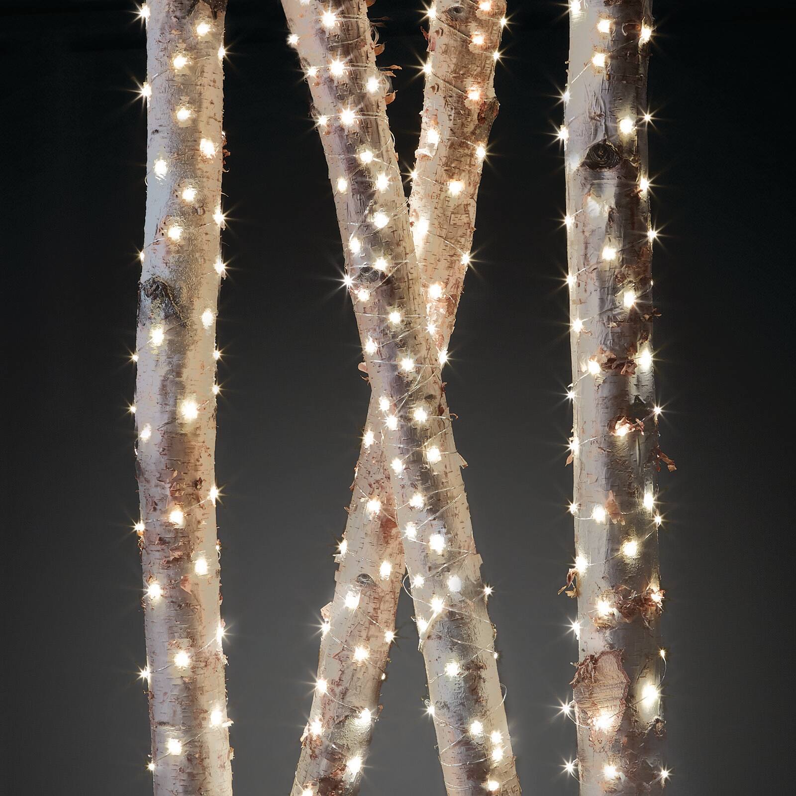 40ct. Warm White Silver Wire LED String Lights by Ashland®