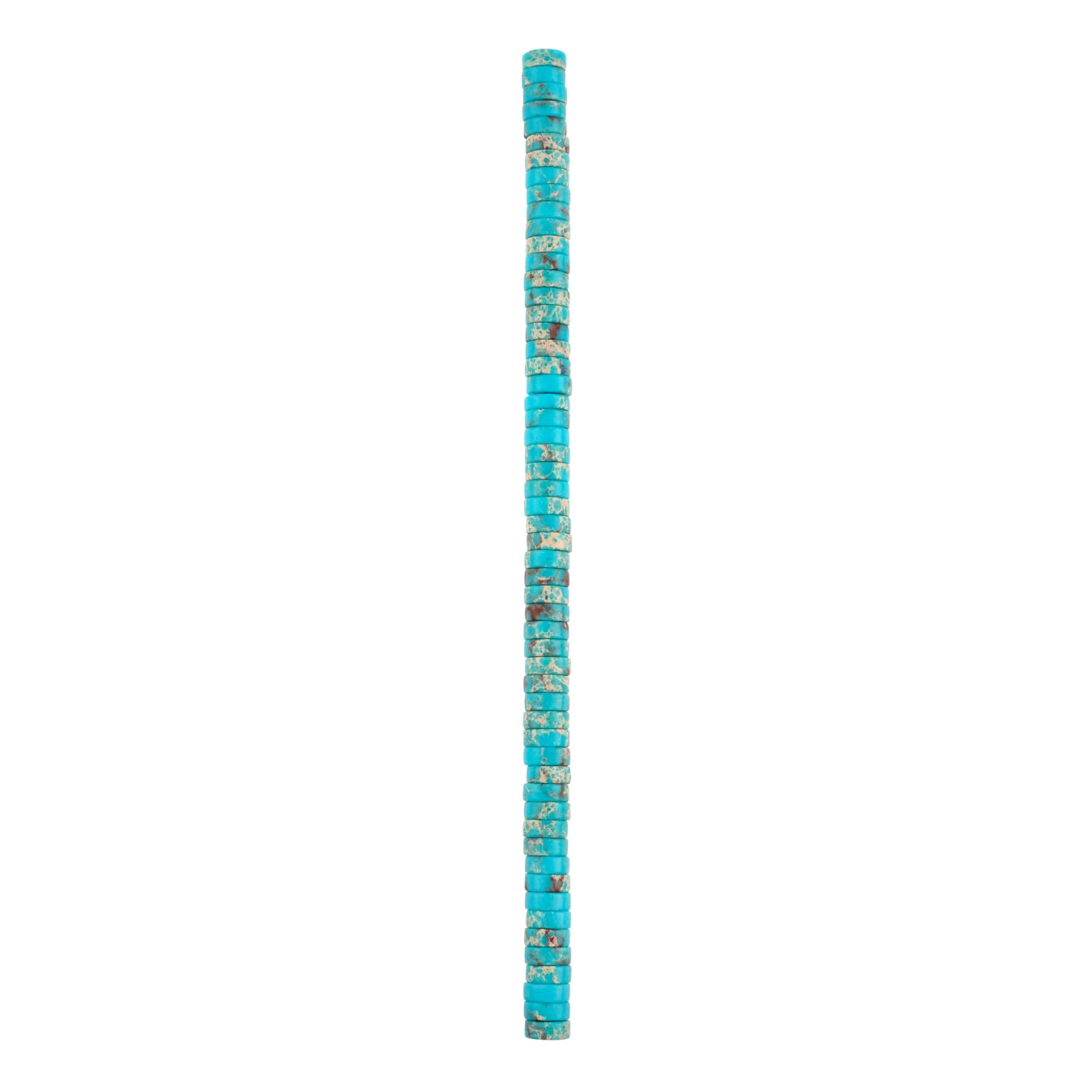 Blue Dyed Imperial Jasper Heishi Beads by Bead Landing™