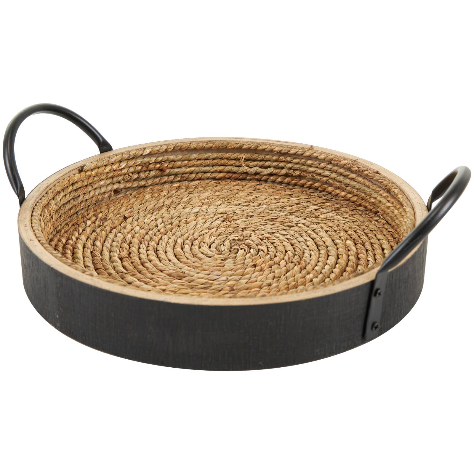Matte Black Bohemian Nesting Tray Set