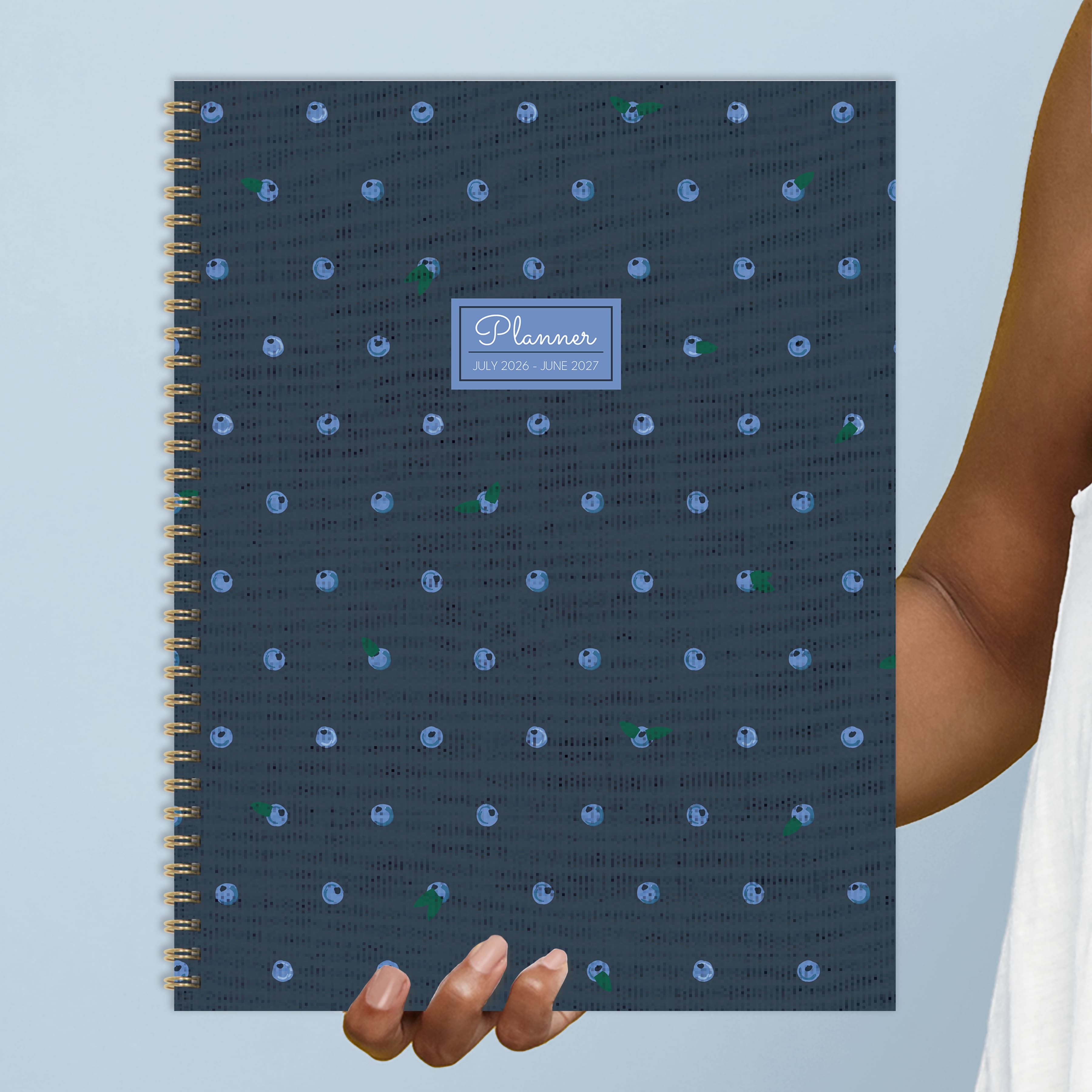 TF Publishing Large Very Blue Berry Weekly Monthly Planner
