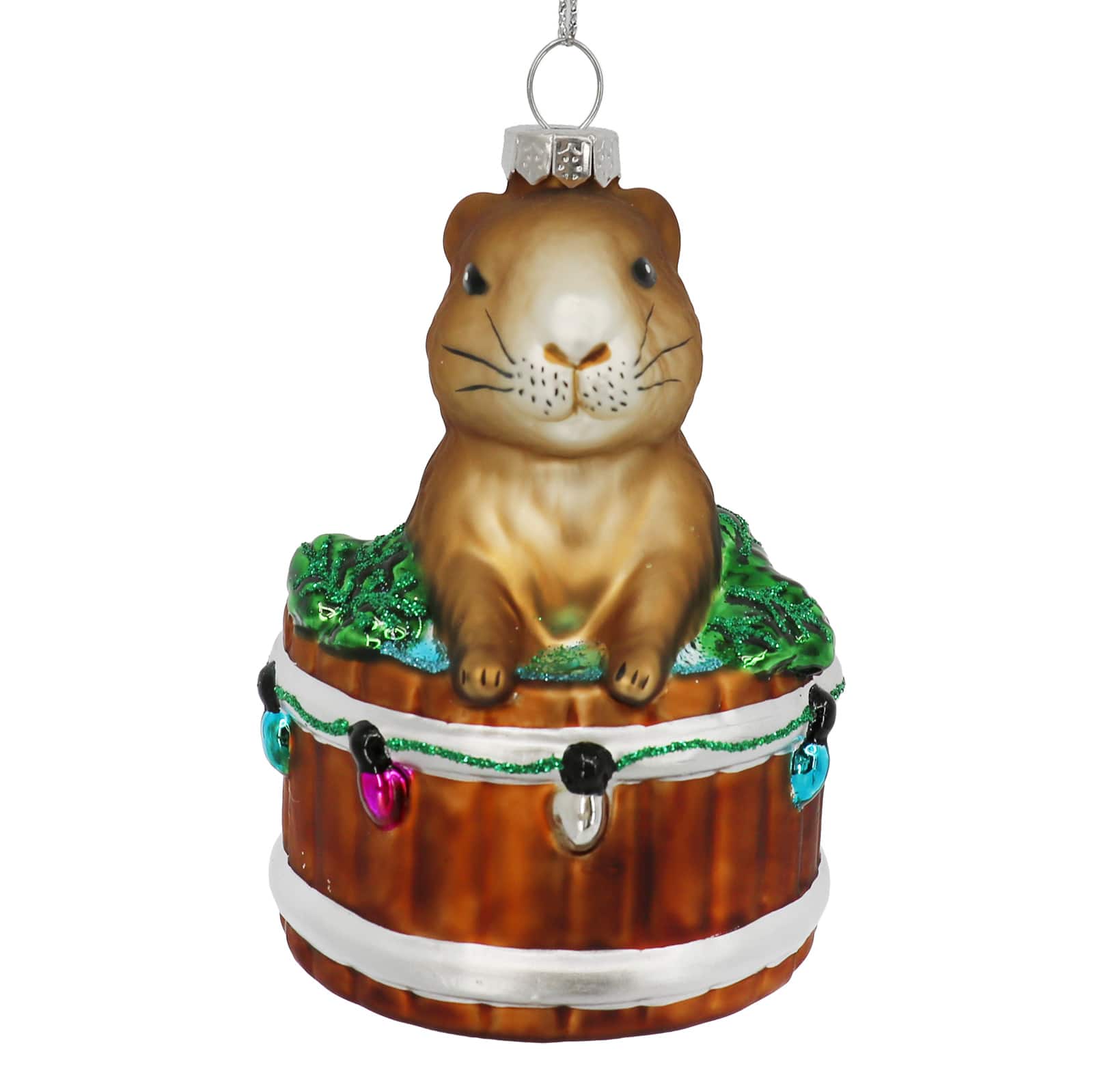 4" Bathing Capybara Glass Ornament by Ashland®