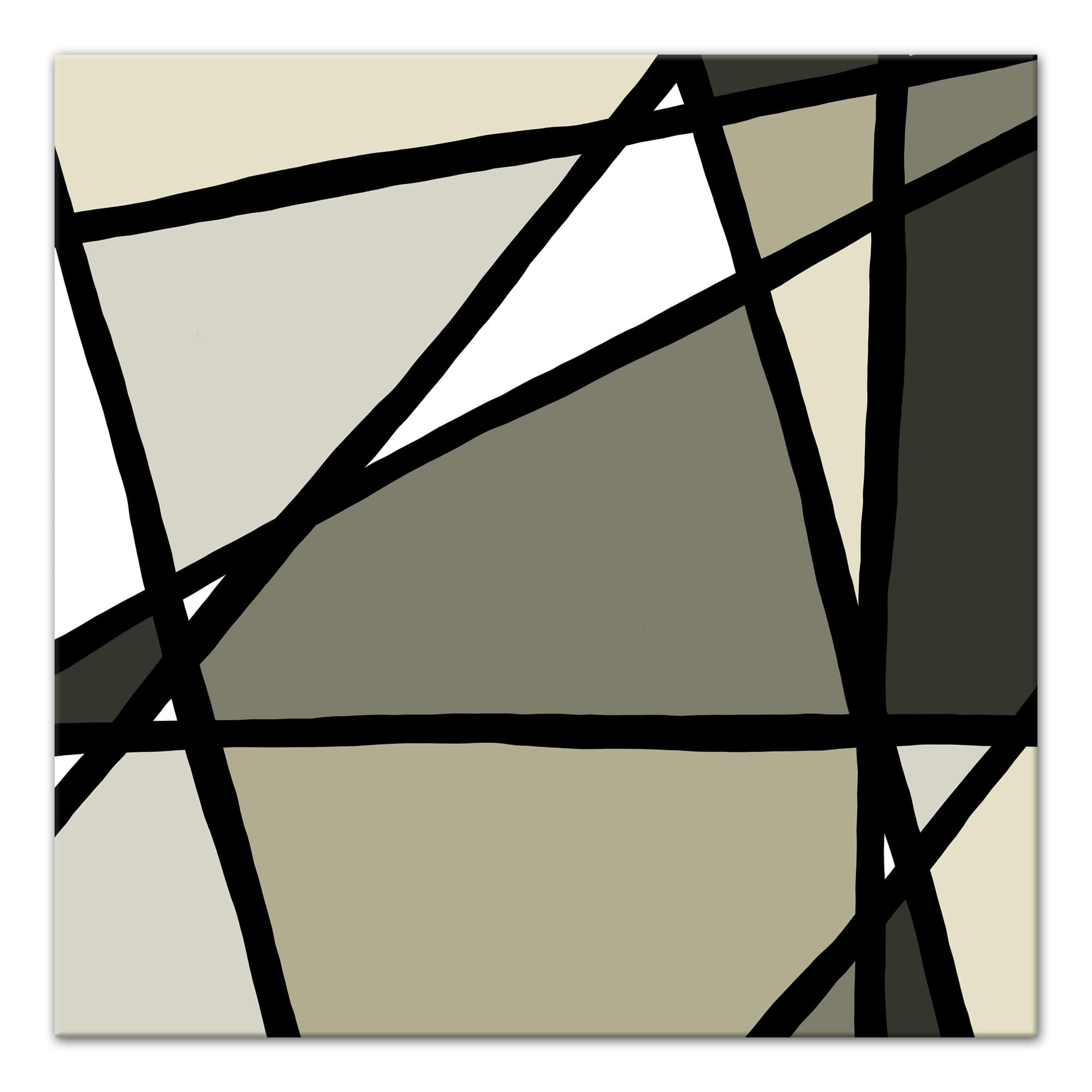 Neutral Modern Abstract 24" x 24" Canvas Wall Art