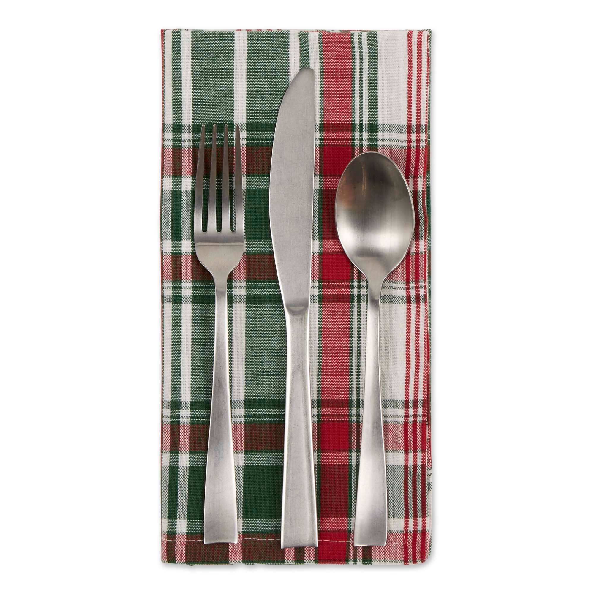 DII® Yuletide Plaid Napkins, 6ct.