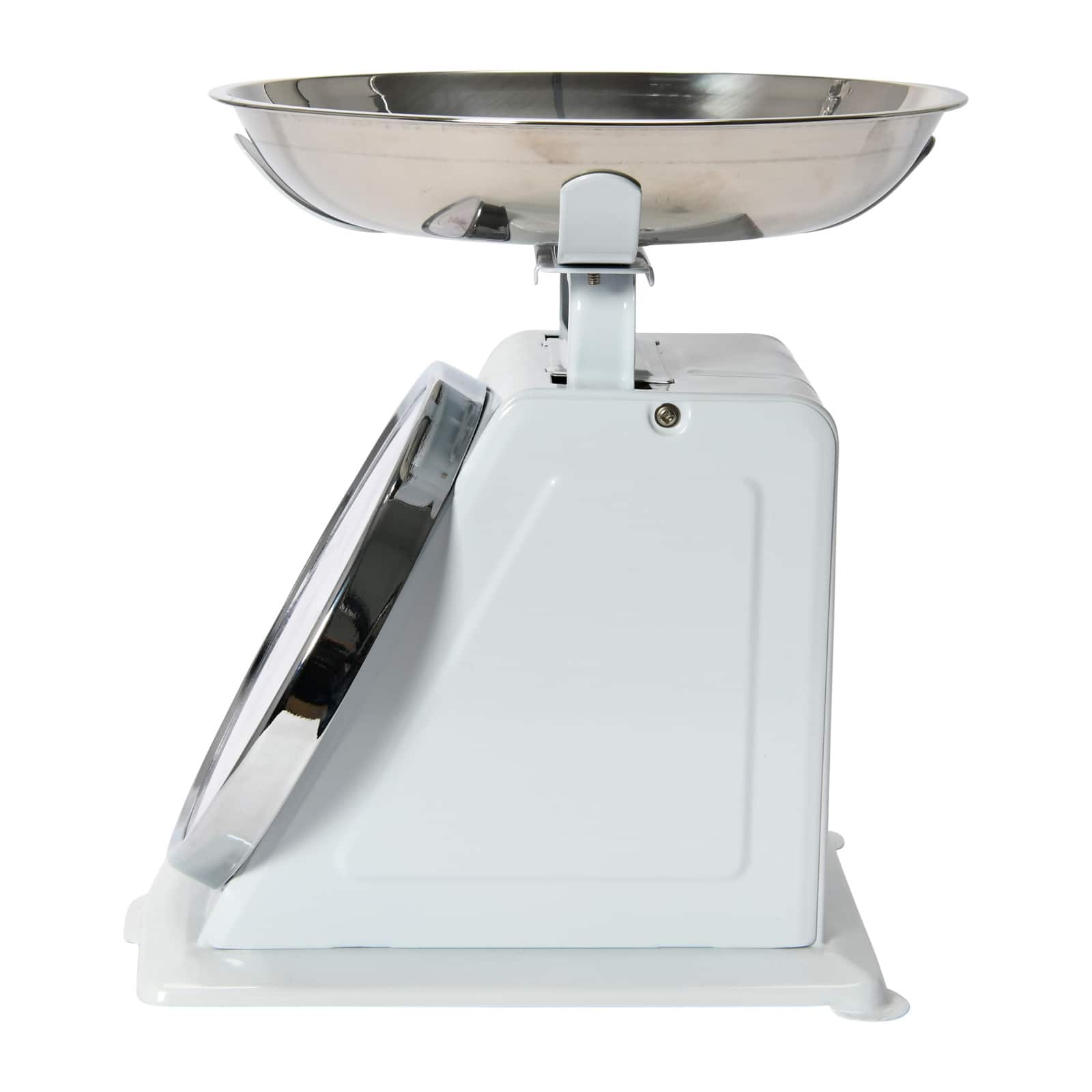 Hello Honey® White Metal Kitchen Scale with Removable Tray