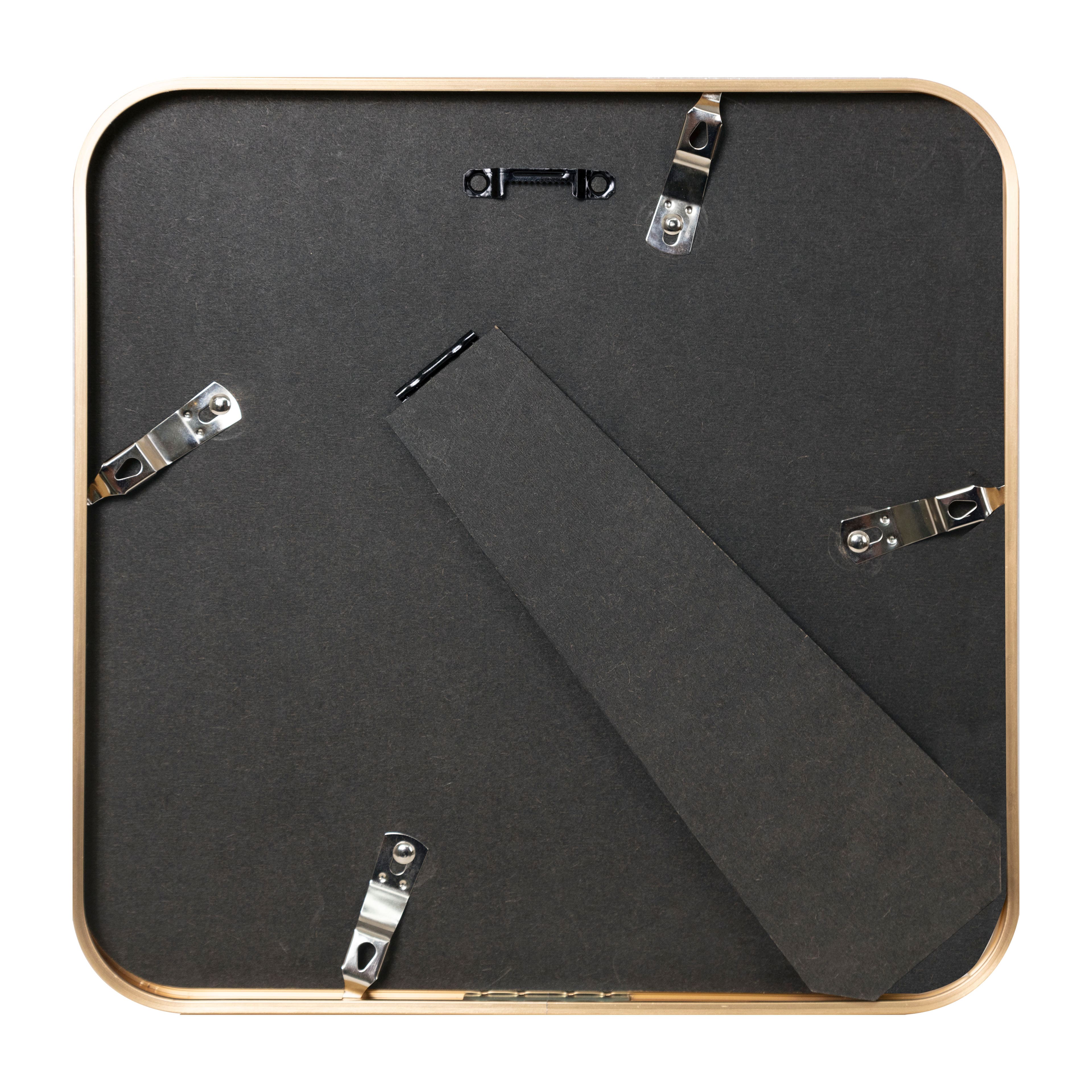 Expressions™ 5" x 5" Gold Rounded Frame with Circle Mat by Studio Décor®