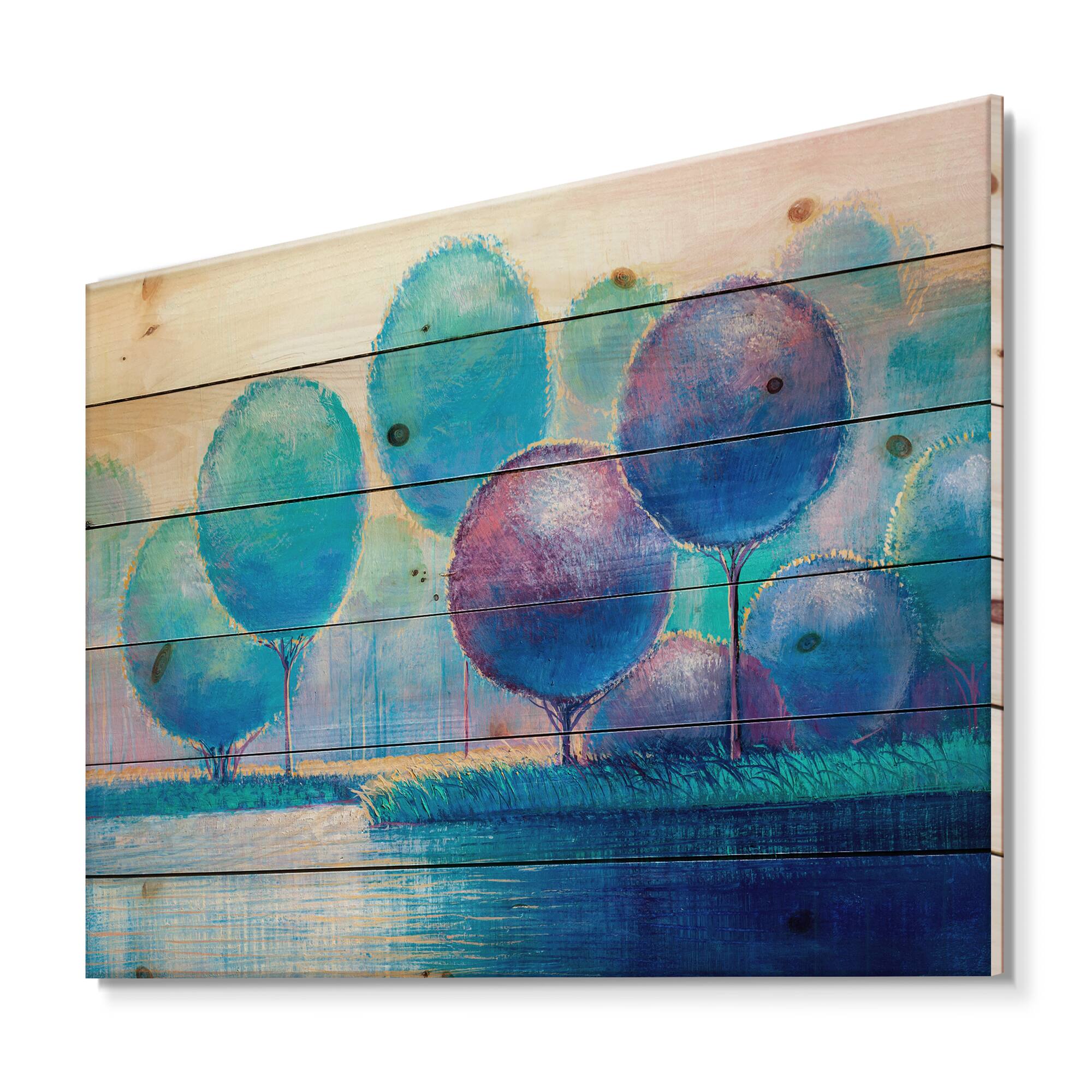 Designart - Colourful Ornamental Trees V