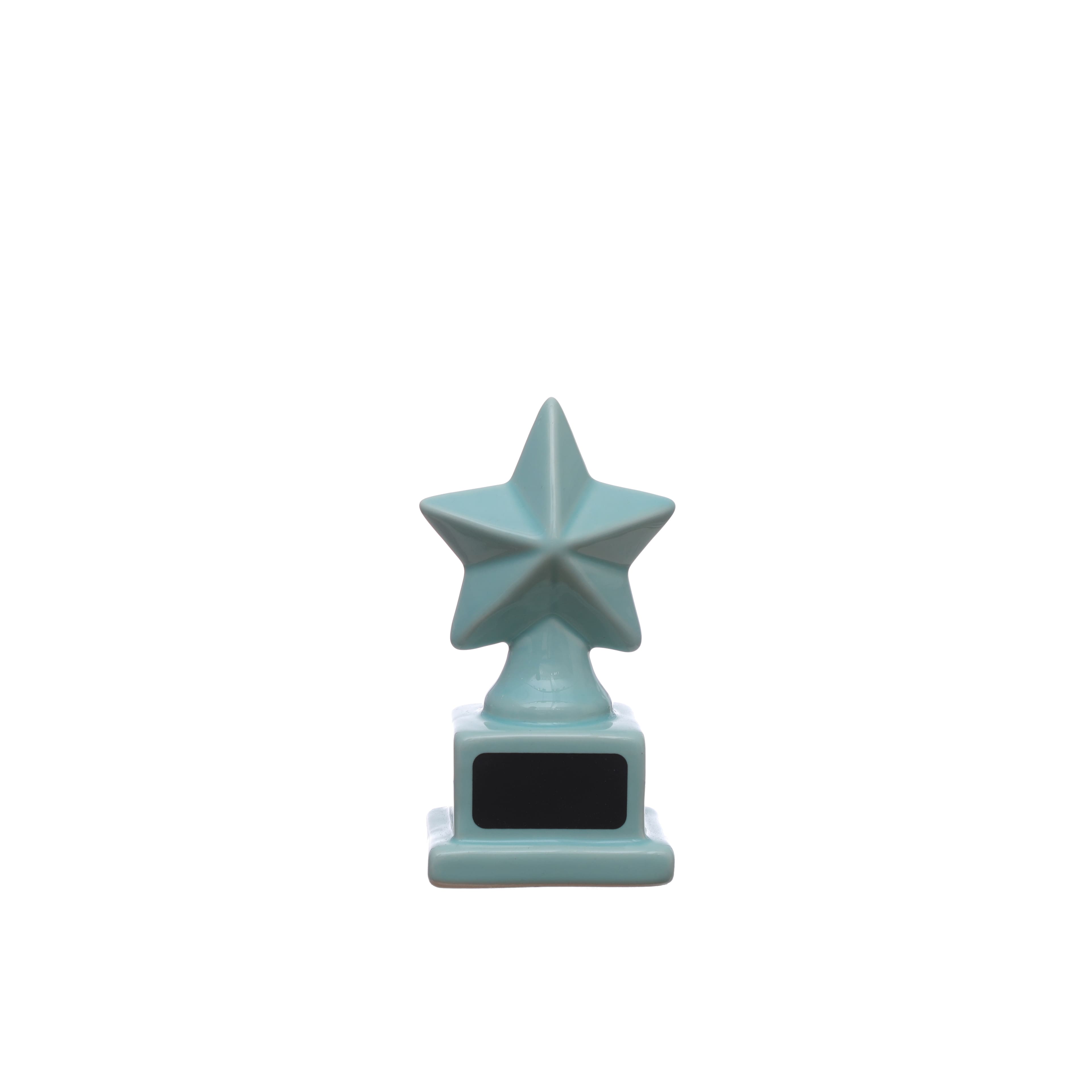 Class Rules! 4.75" Teal Star Tabletop Décor by B2C™