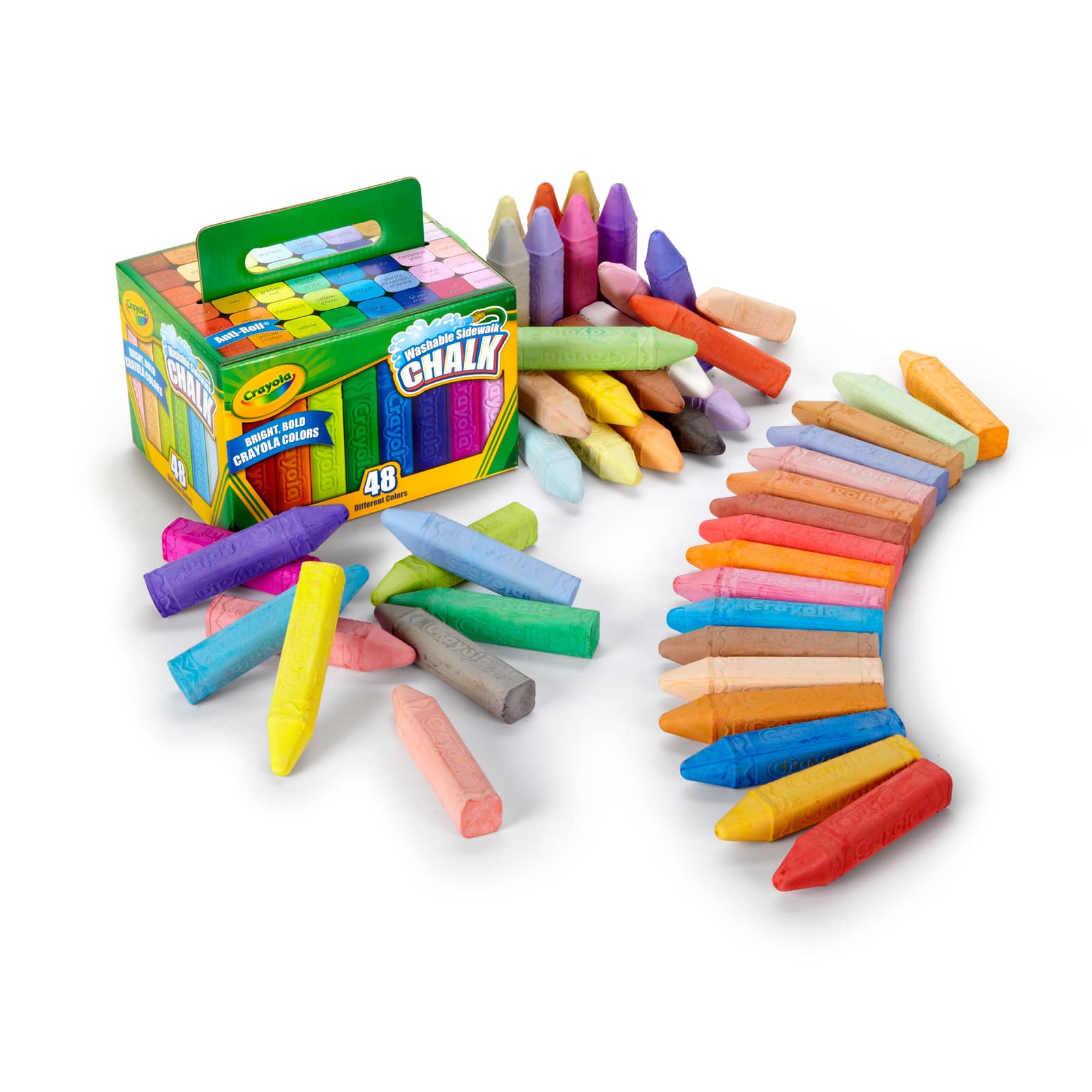 Crayola Washable Sidewalk Chalk, 48ct.