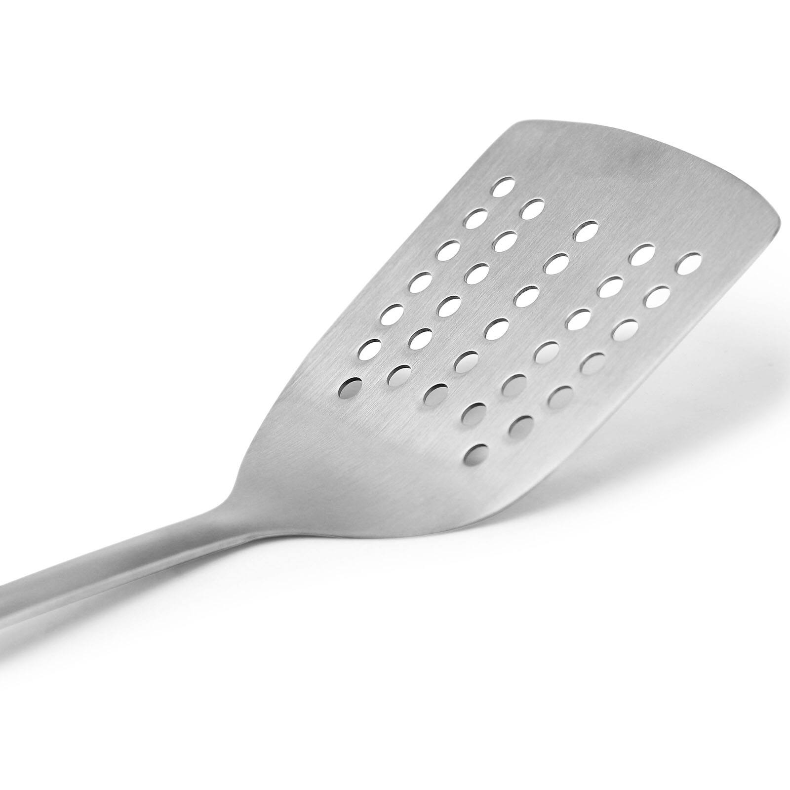 Martha Stewart Everyday Gray Stainless Steel Slotted Turner