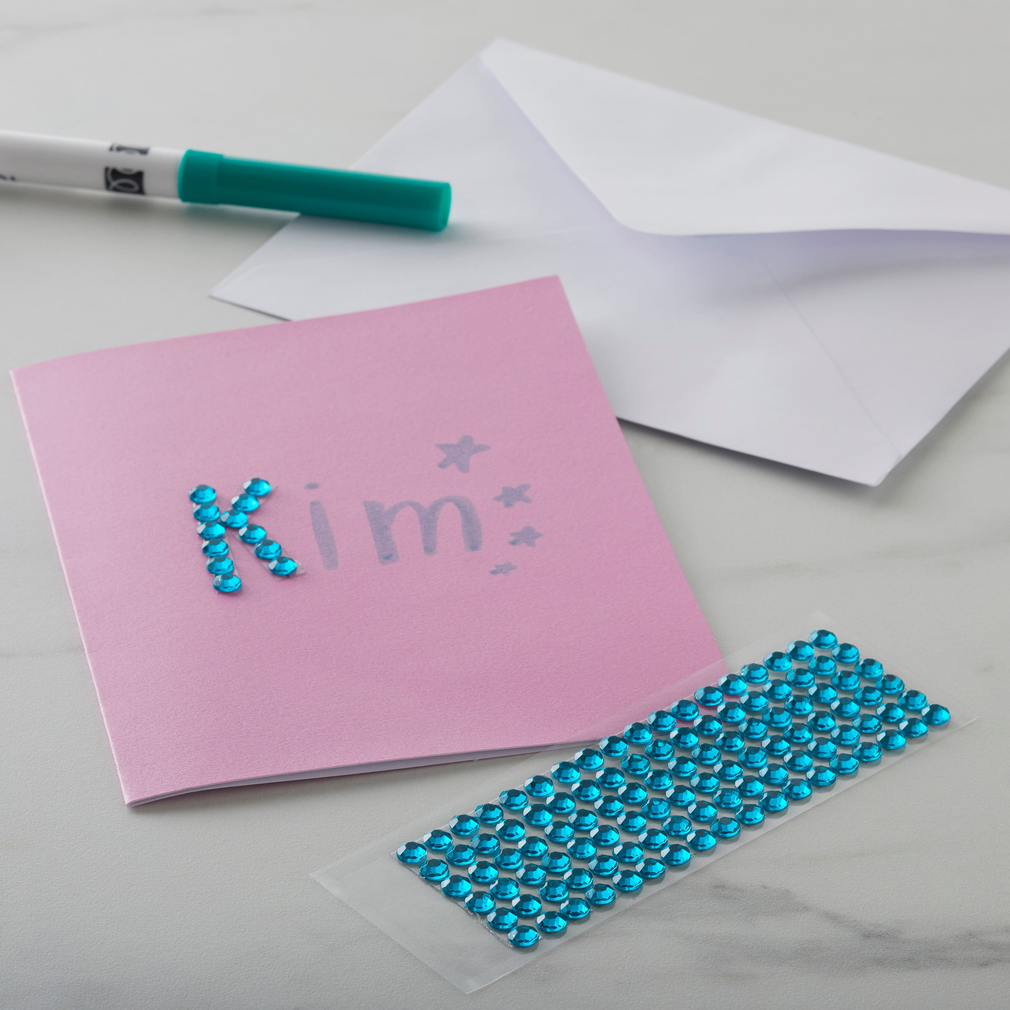 12 Pack: Teal Bling Sticker by Recollections™