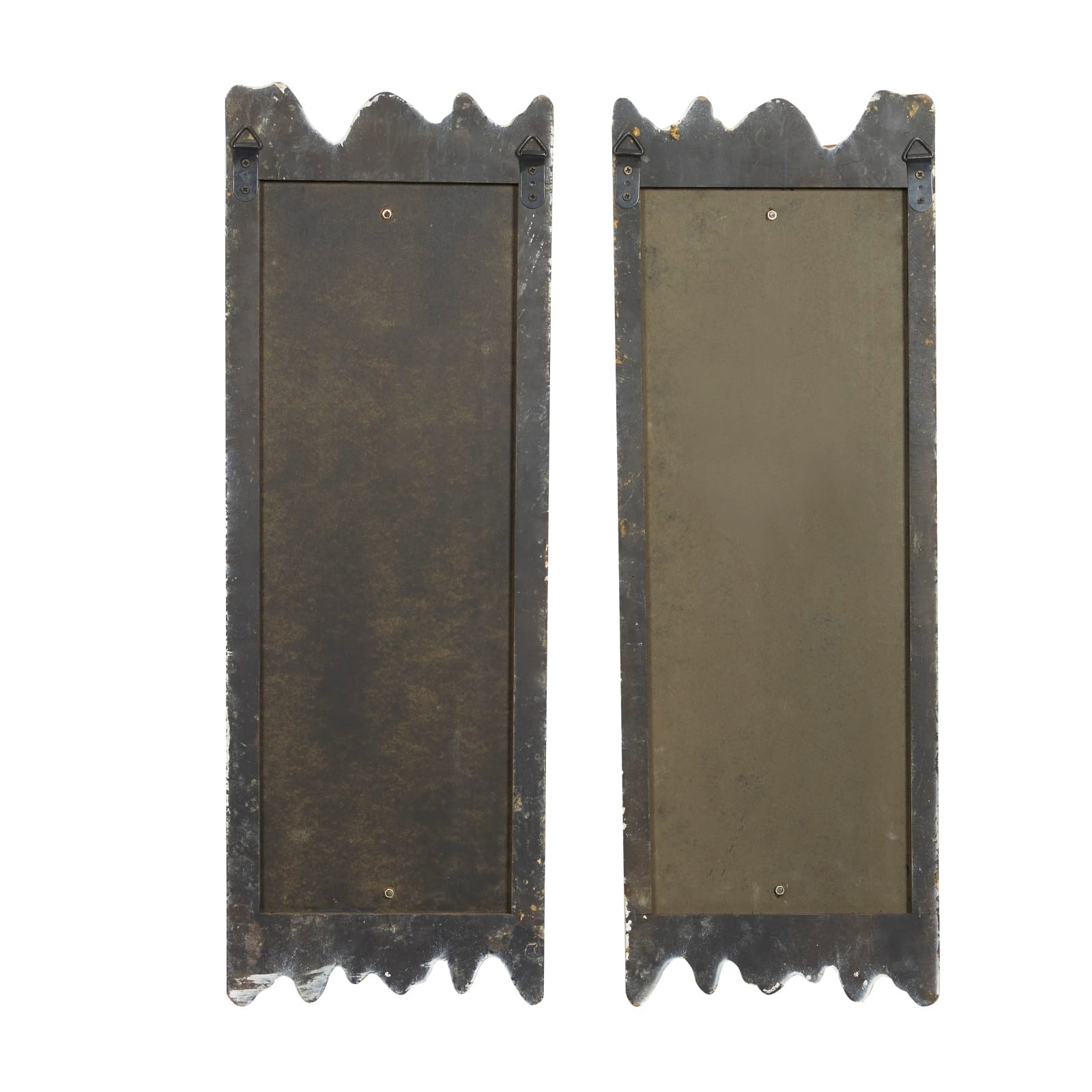 32" White Rustic Wood Wall Decor, 2ct.