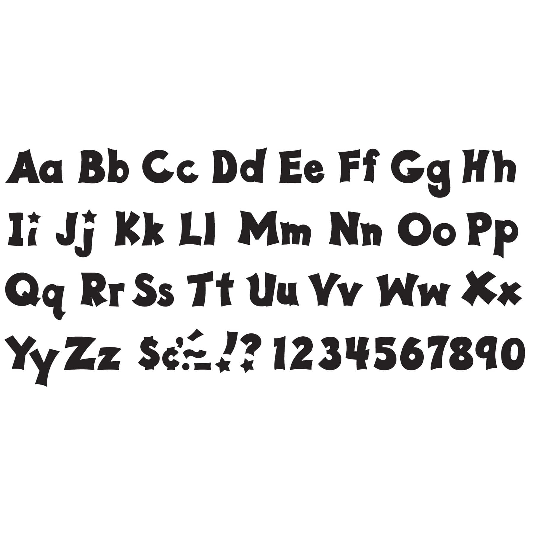 Trend Enterprises® 4" Friendly English/Spanish Combination Ready Letters