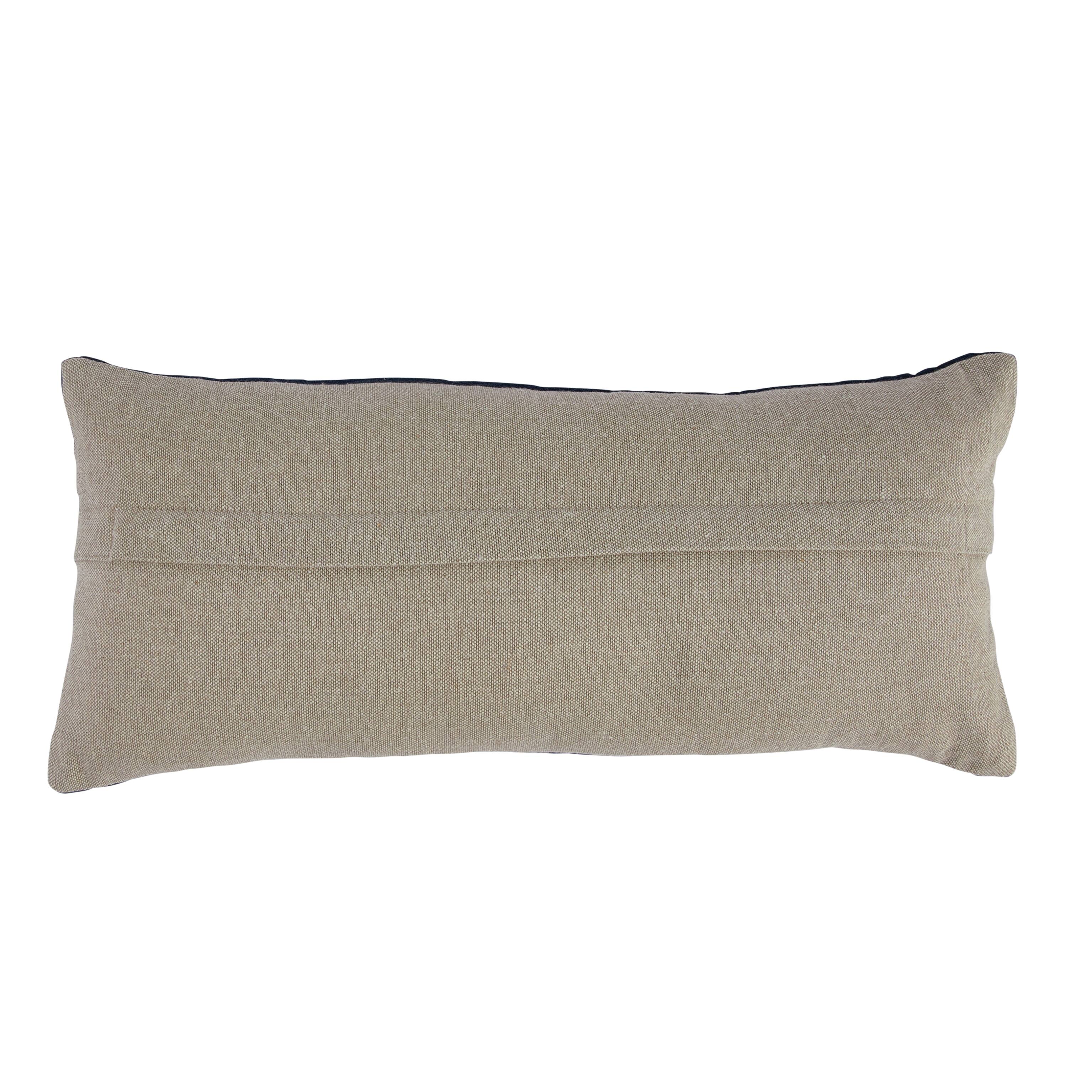 Hello Honey® Multicolor Beetle Embroidery Cotton Velvet Lumbar Pillow