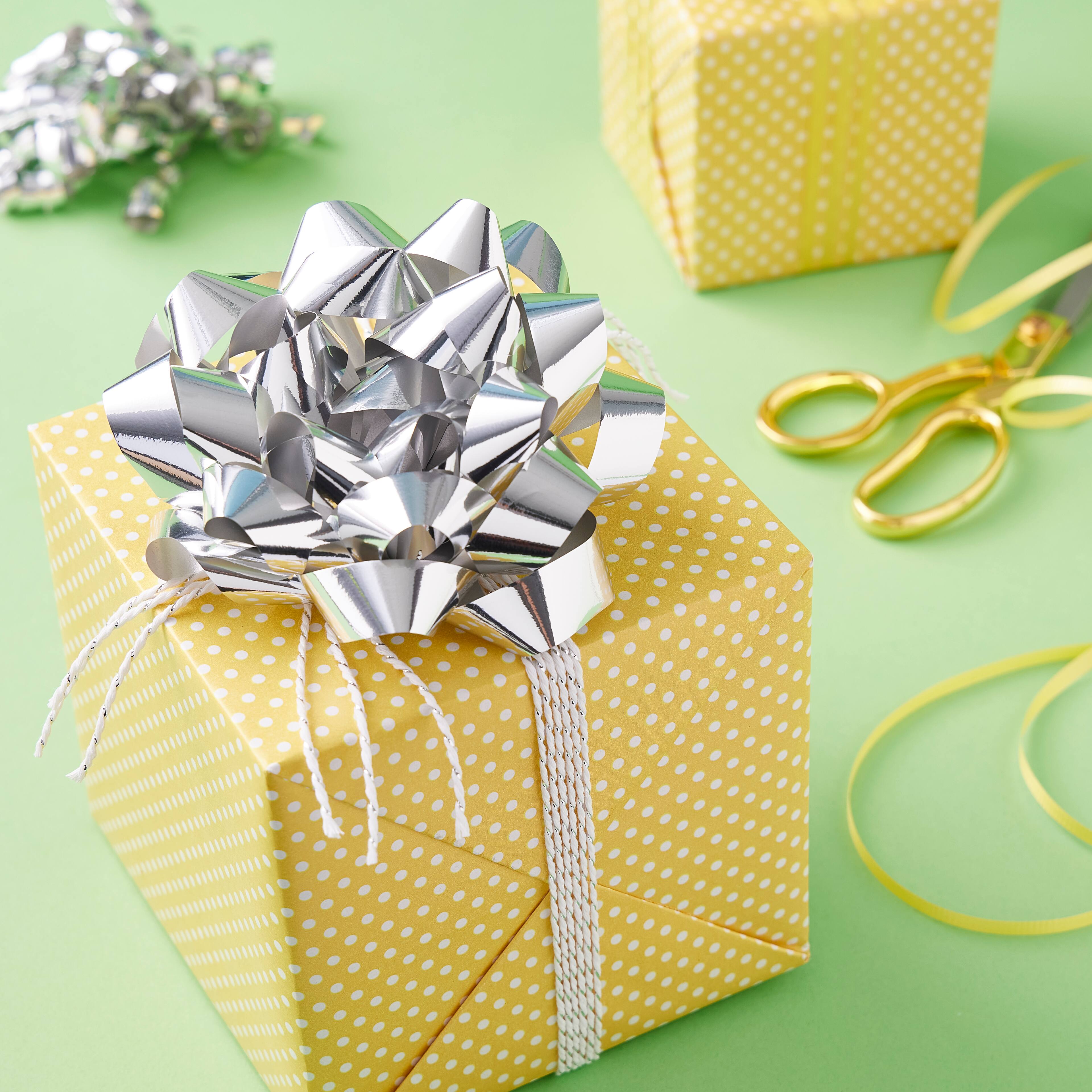 5.75" Silver Gift Bow By Celebrate It™