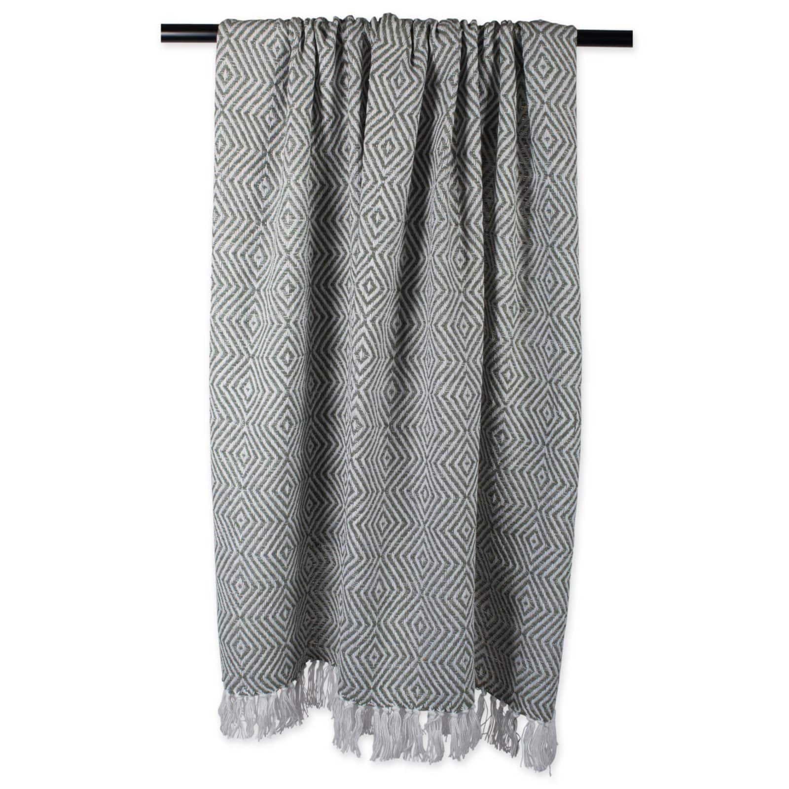 DII® Artichoke X-Diamond Geometric Throw