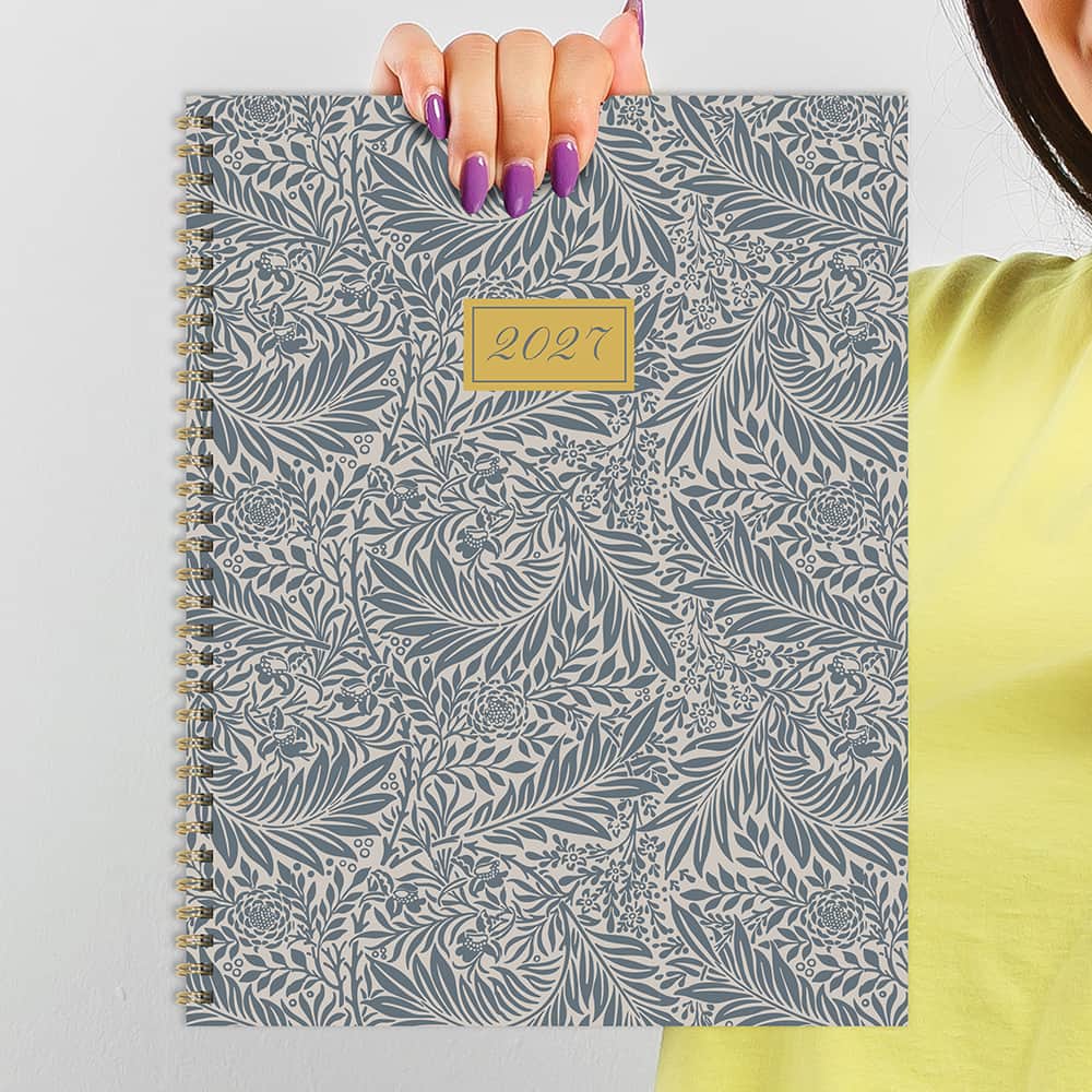2027 Blue Stems Large Weekly Monthly Planner