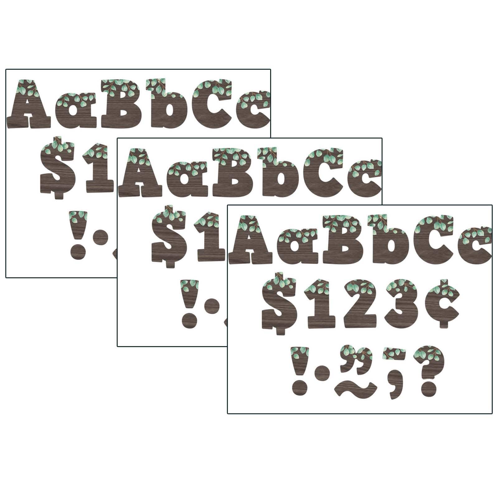 Teacher Created Resources Eucalyptus Bold Block Letters