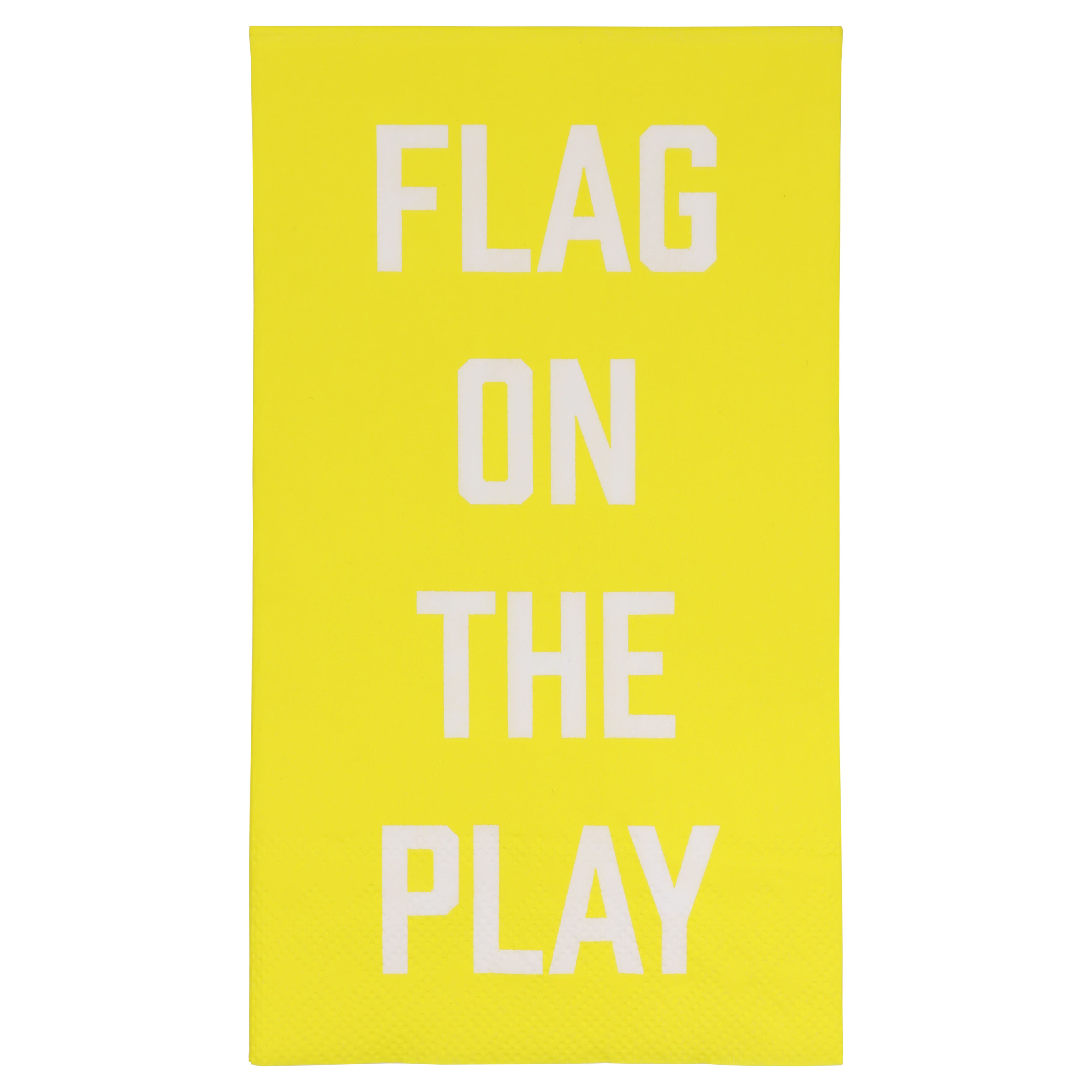 Yellow Football Flag Guest Napkins, 20ct. by Celebrate It™