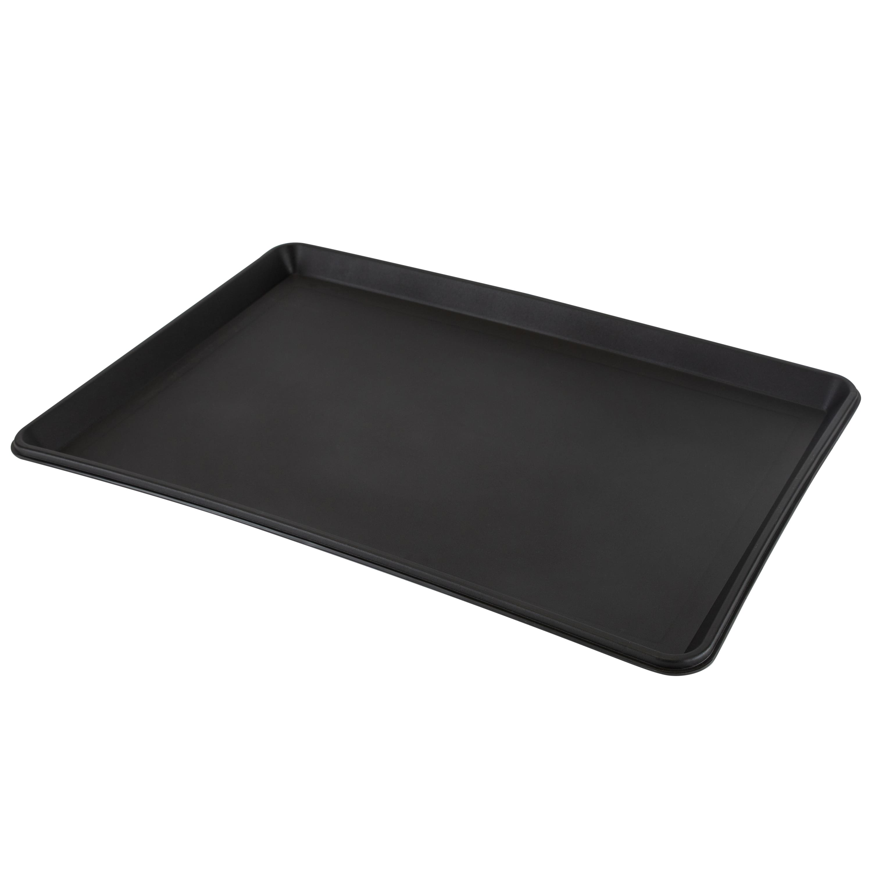 Kitchen Details Black 3-Piece Chrome Dish Rack with Tray