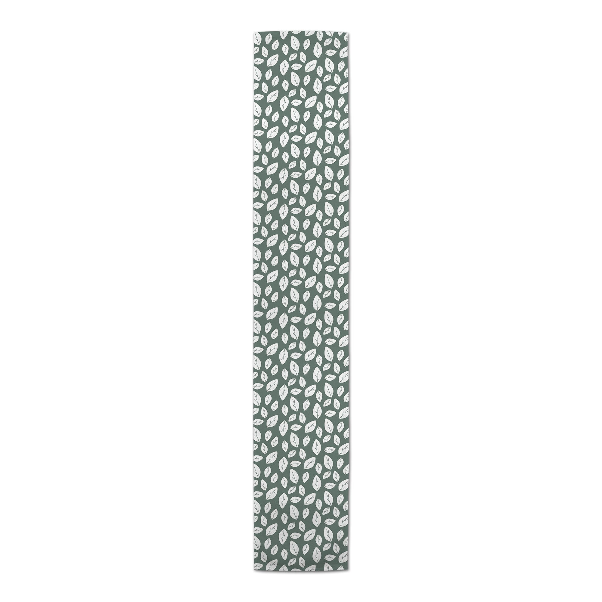 White Leaf Sage 16" x 90" Cotton Twill Runner