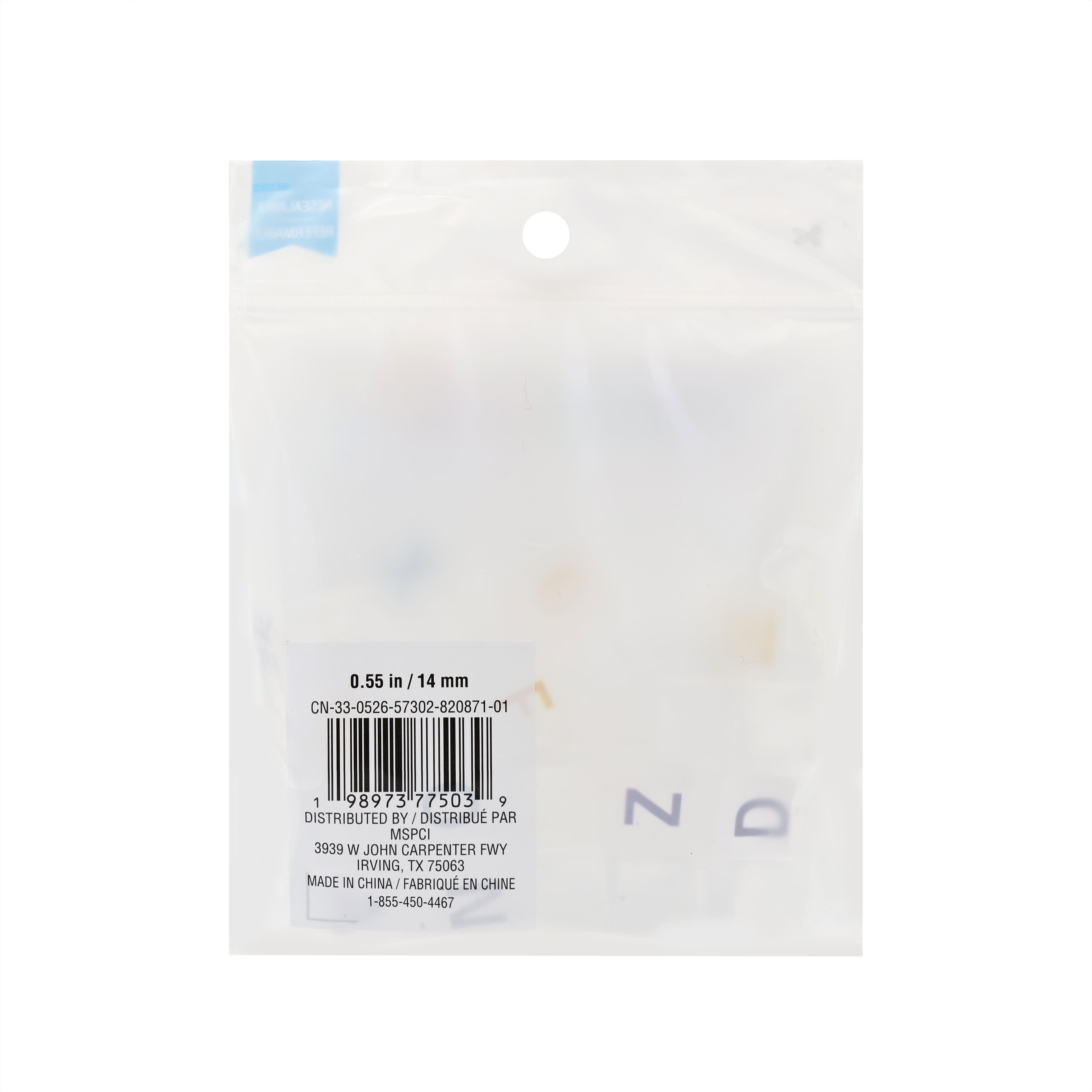 Clear Acrylic Alphabet Beads, 26ct. by Creatology™