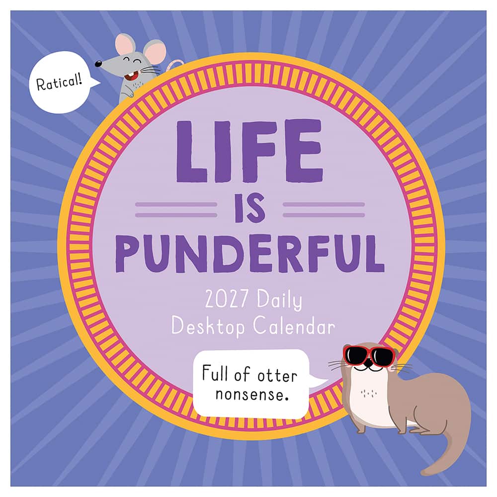 2027 Puns of Fun Daily Desktop Calendar