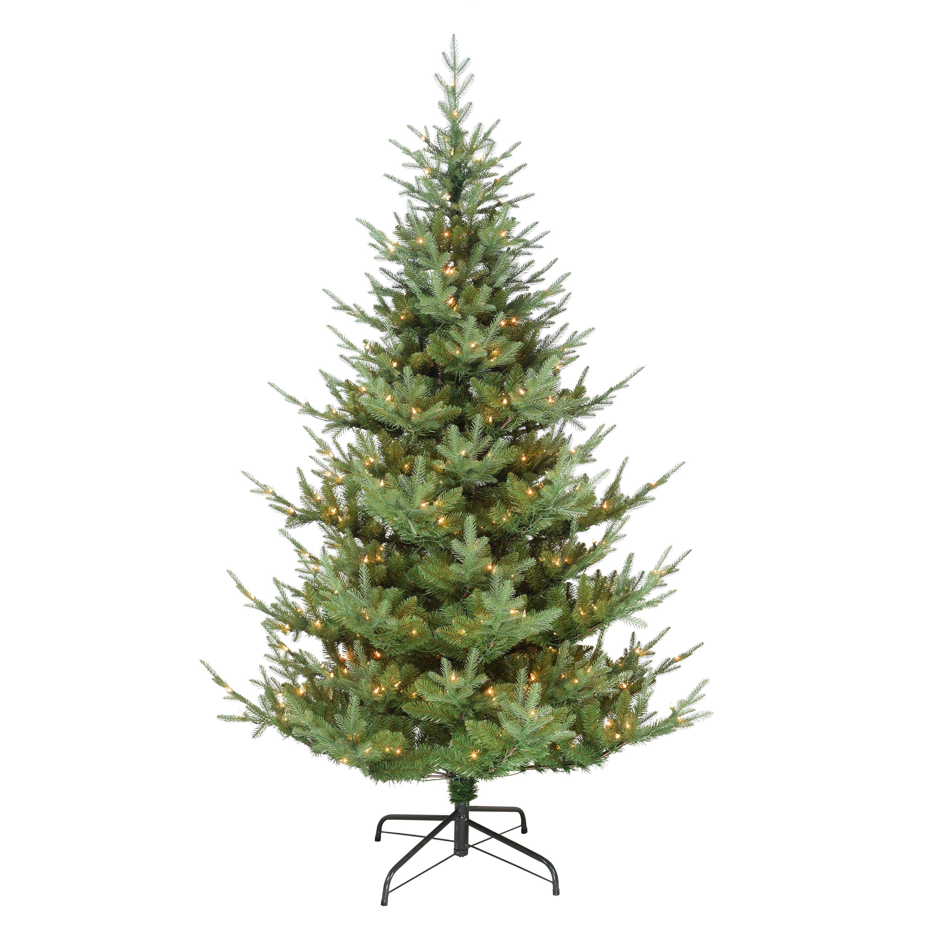 6.5ft. Pre-Lit Hillside Spruce Artificial Tree, Clear LED Lights