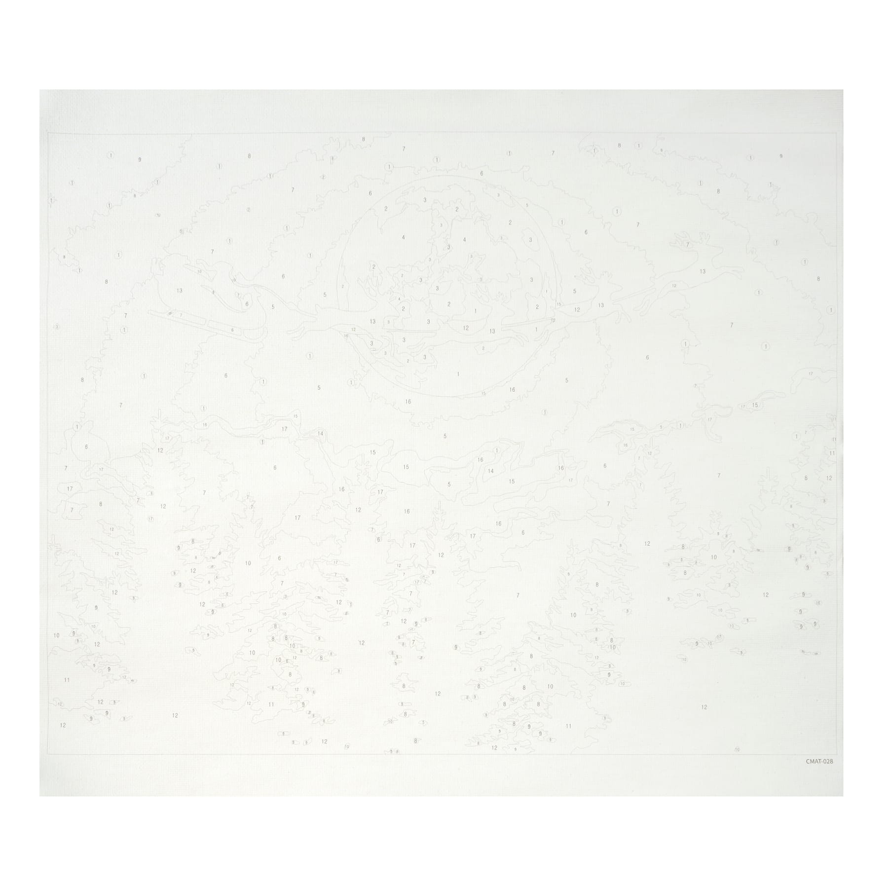 11" x 14" Reindeer & Sleigh Paint-by-Number Kit by Artist's Loft®