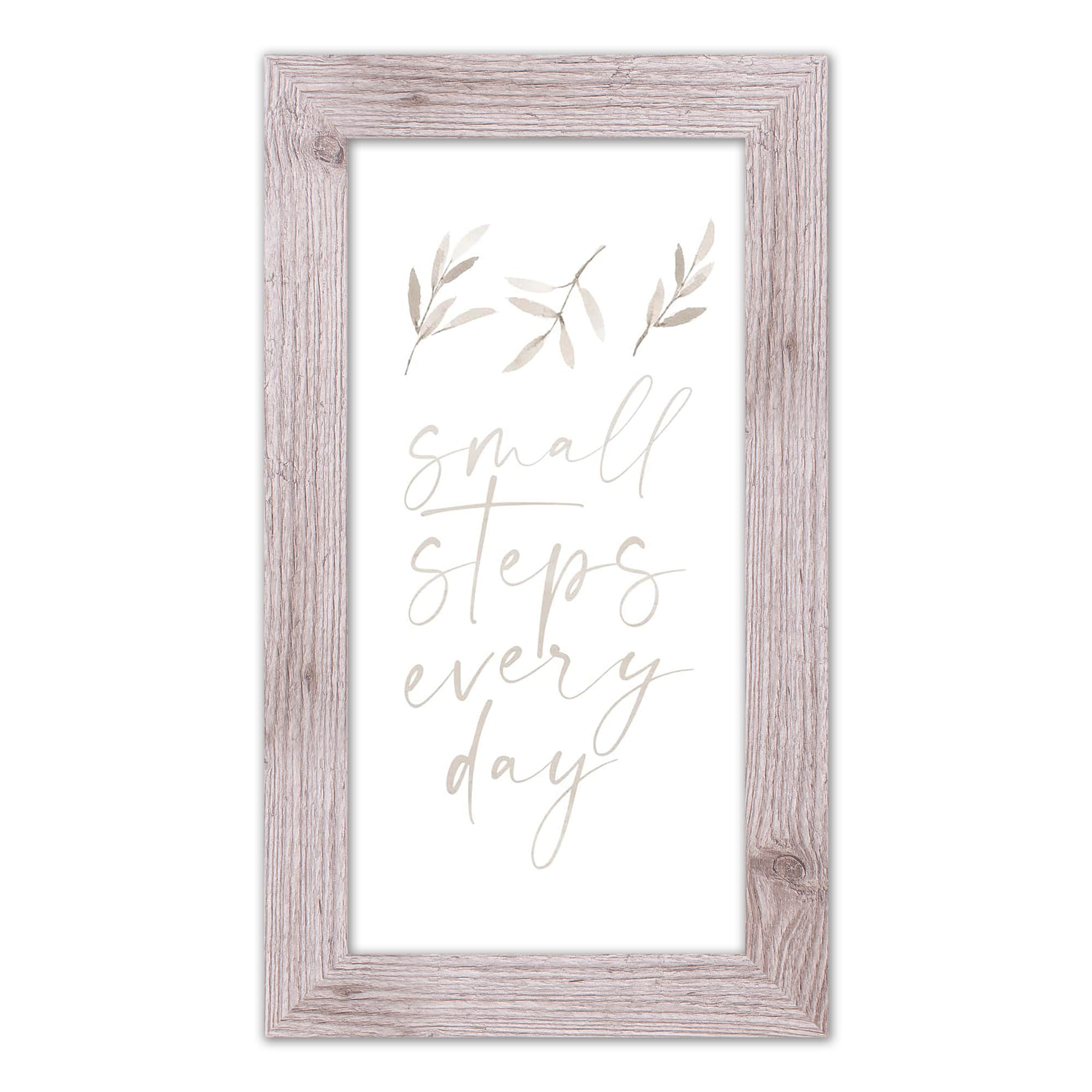 Small Steps Every Day Western Framed Print