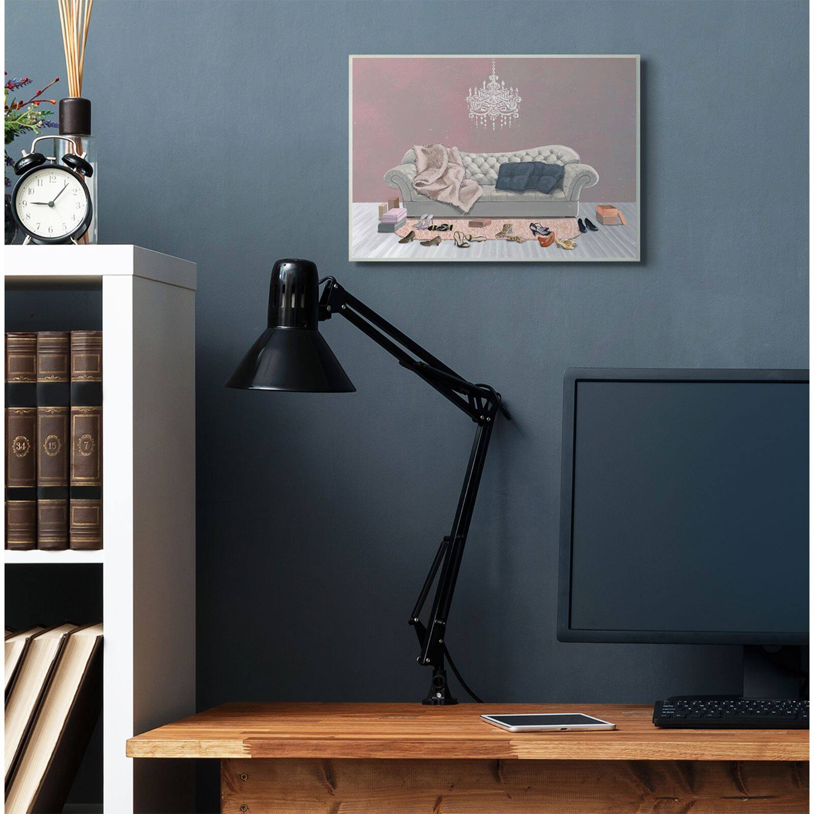 Stupell Industries Chic Living Room Plaque Wall Art
