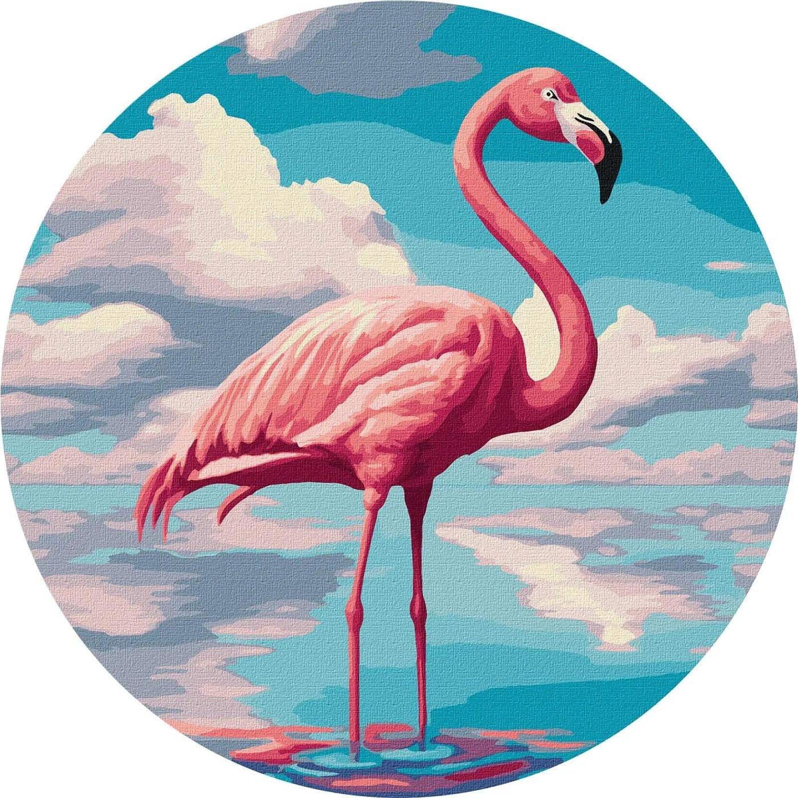 Ideyka Exquisite Flaming Painting by Numbers Kit