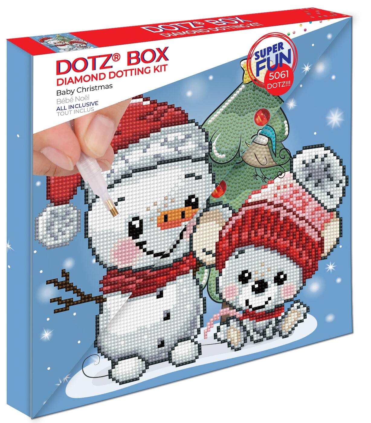 Diamond Dotz® Baby Christmas Diamond Dotting Art Kit, Round Diamonds