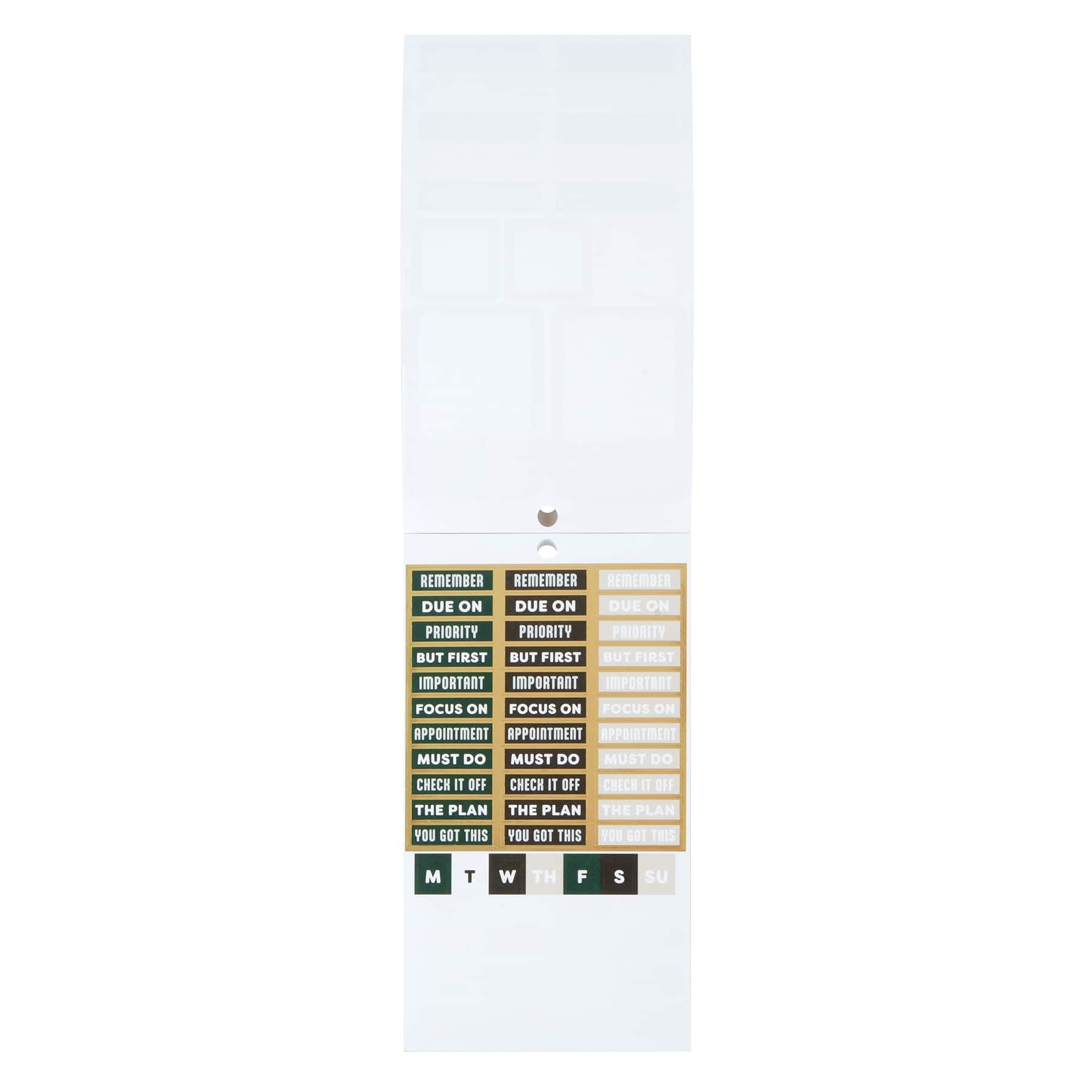 Green & Black Planner Sticker Book by Recollections™