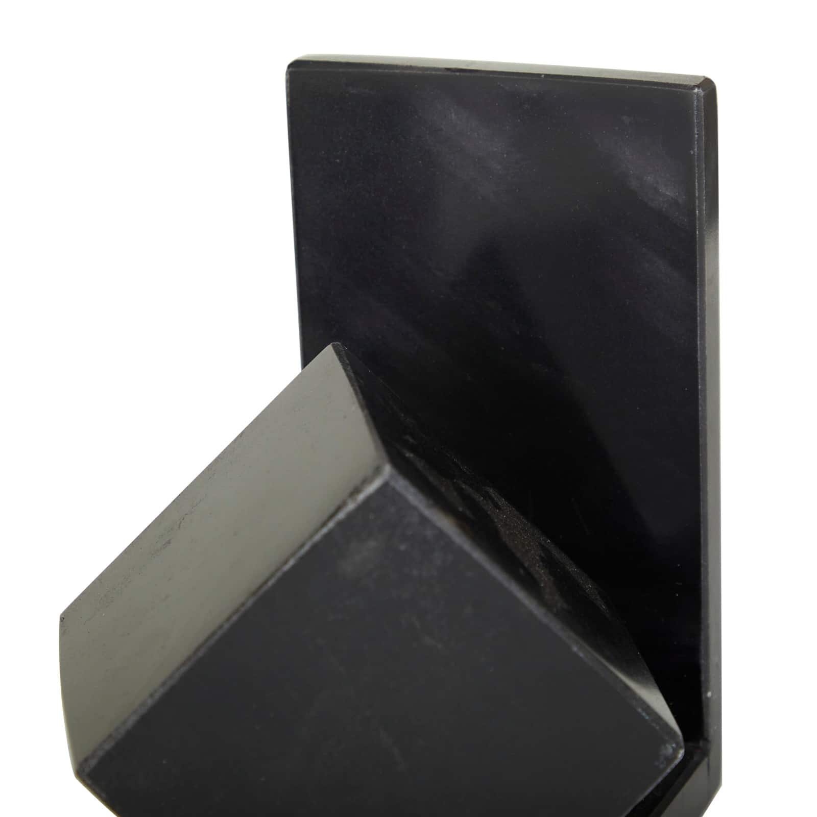 CosmoLiving by Cosmopolitan 6" Black Marble Orb Bookends Set